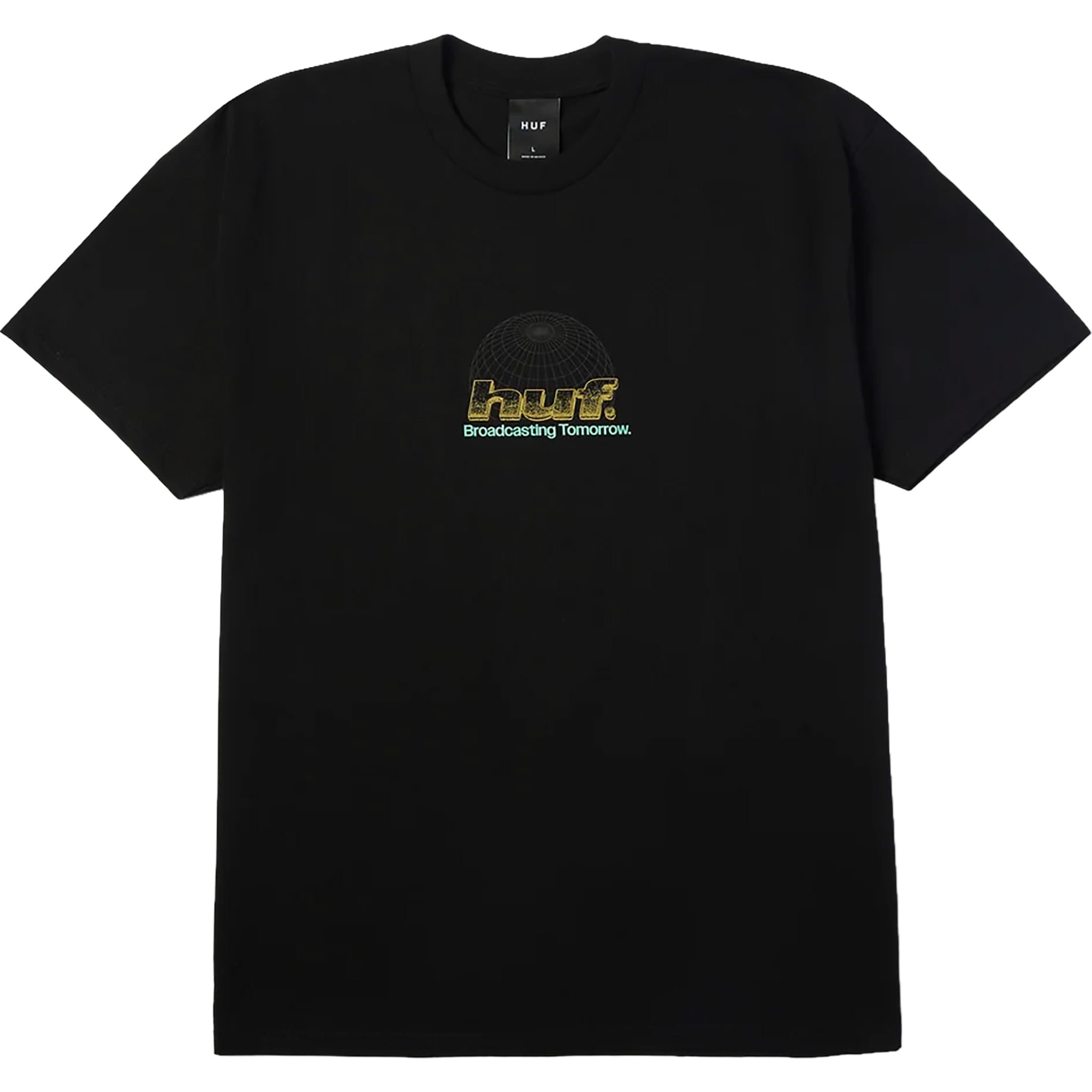 HUF Worldwide Network Tee Black T Shirt