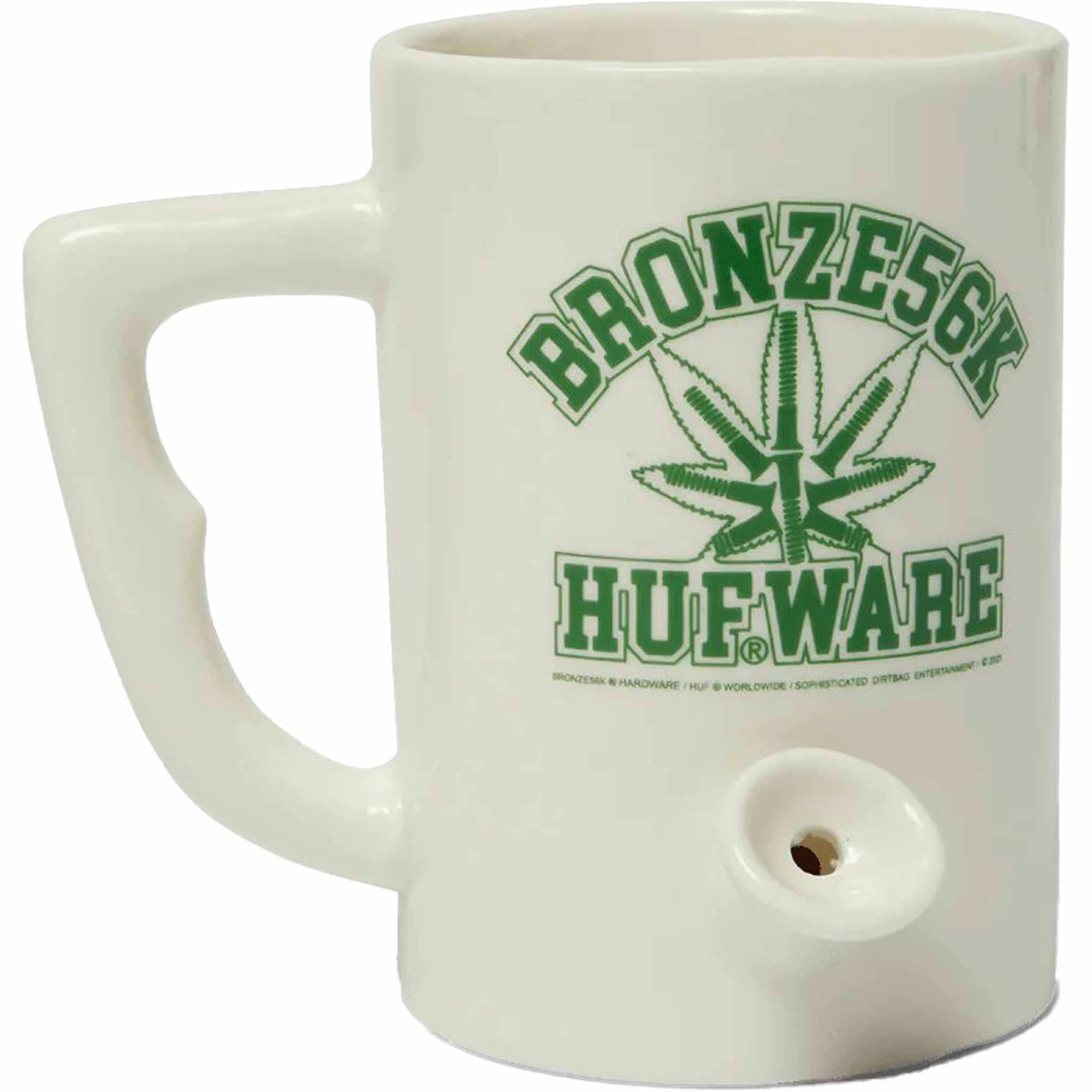 HUF X Bronze56k Early Riser Mug White Accessories