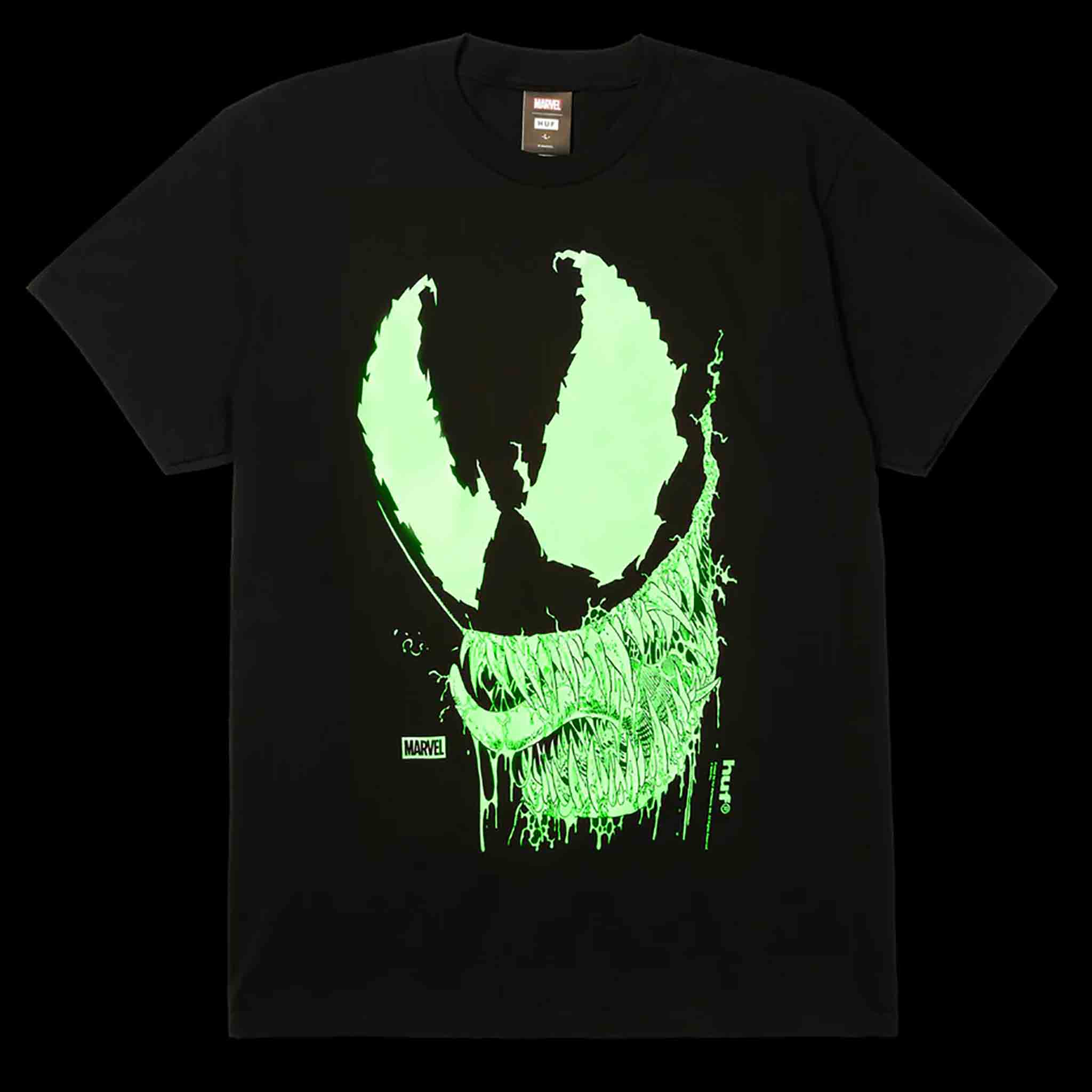 Huf x Marvel Spider-Man Vile Tee Black T Shirt