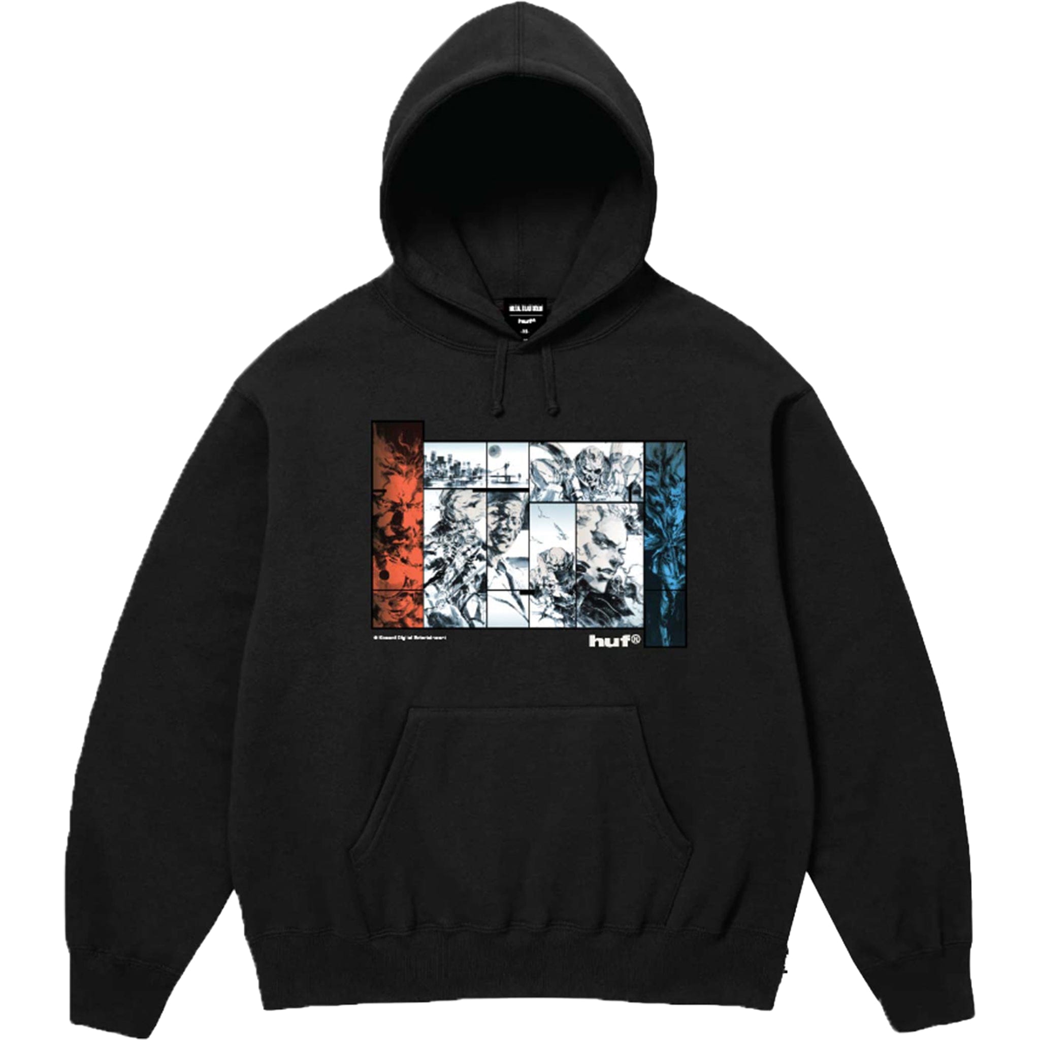 Huf X Metal Gear Solid Liberty Hoodie Black Sweatshirts