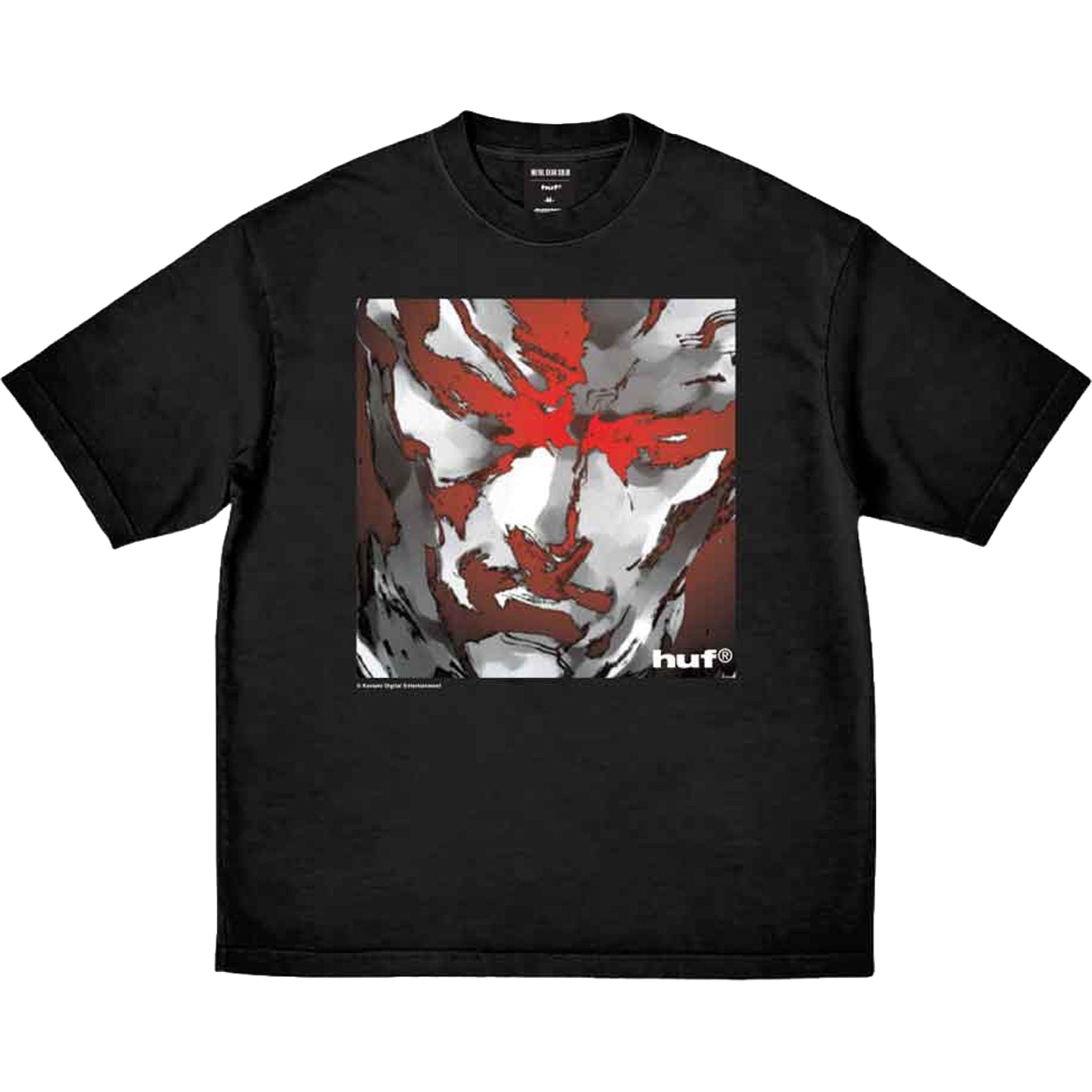メタルギア huf コラボ L GEAR SOLID MGS1 Tシャツ Huf X Metal Gear Solid MGS1 Tee Black - Sanction Skate And Snow