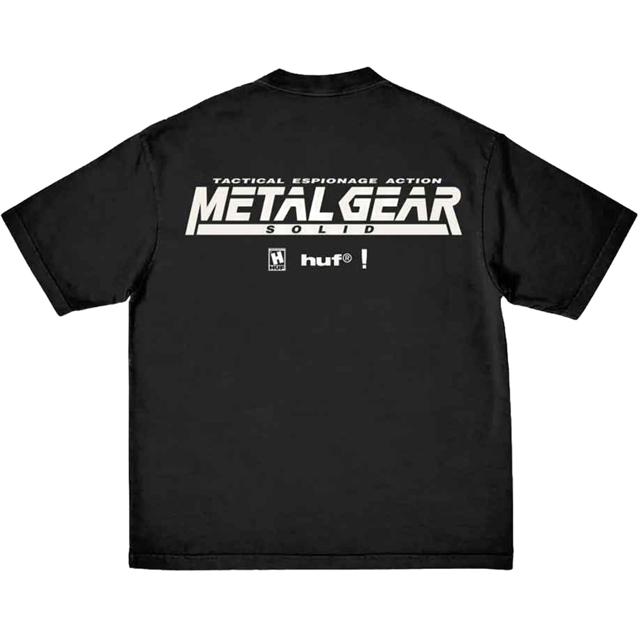 Huf X Metal Gear Solid MGS1 Tee Black - Sanction Skate And Snow