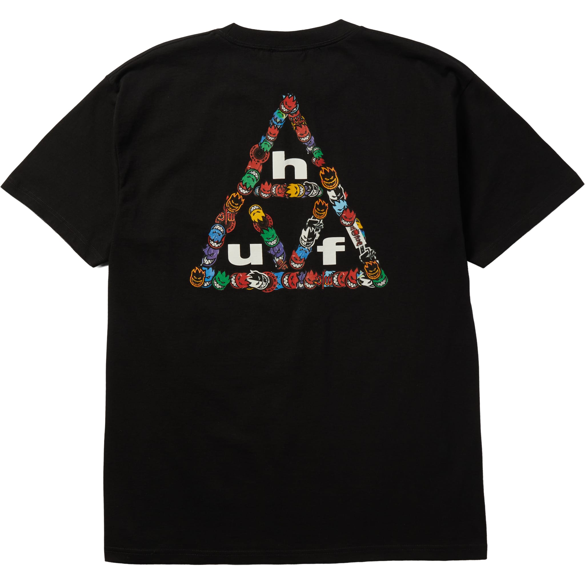 Huf x Spitfire Sticker TT T-Shirt Black T Shirt
