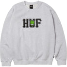 Huf x Spitfire Union Crewneck Heather Grey Sweatshirts
