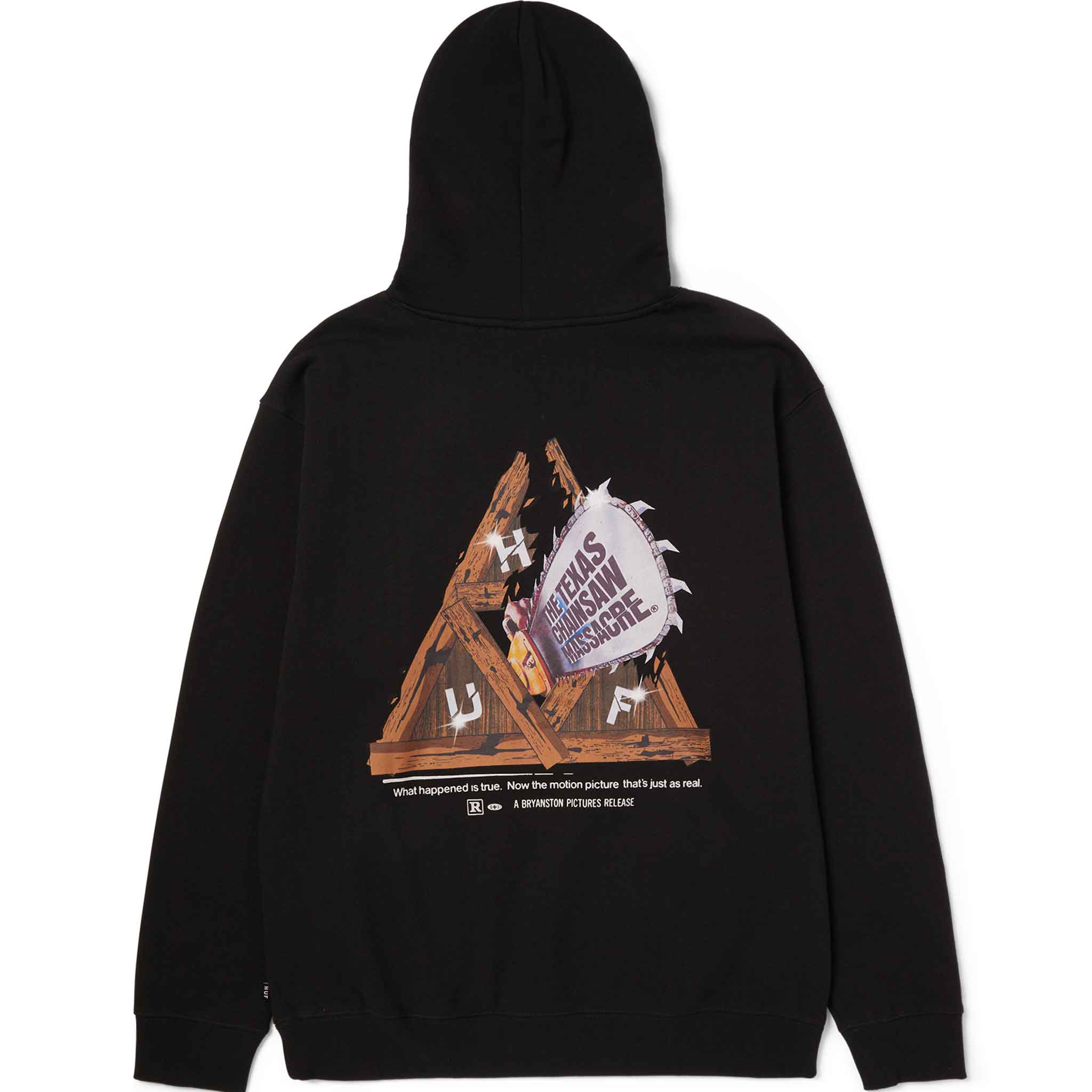 Huf X Texas Chainsaw Massacre Triple Triangle Hoodie Black Sweatshirts