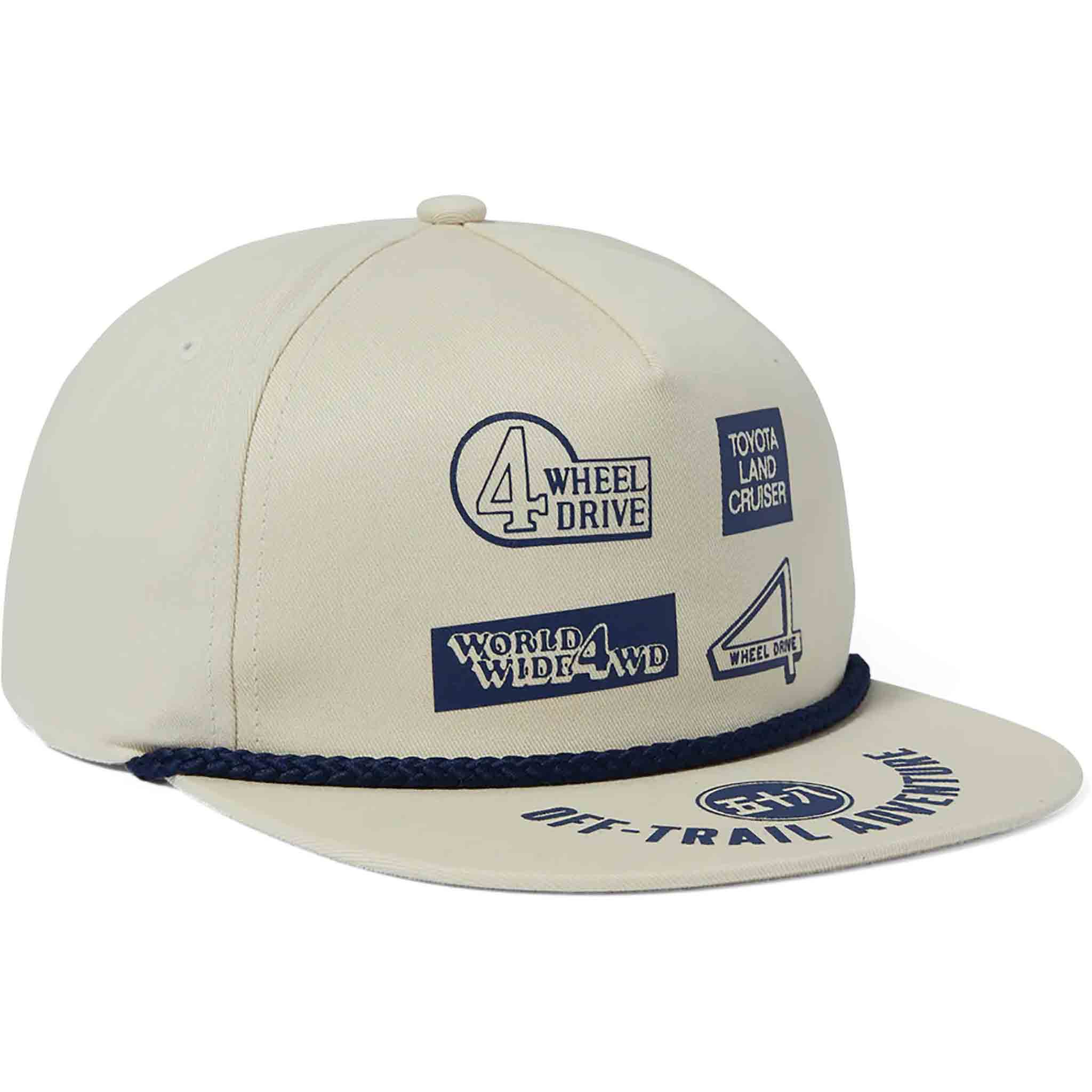 Huf X Toyota 4 Wheel Drive Trucker Hat Natural Hats