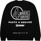 Huf X Toyota Parts And Service Sweater Black Sweatshirts