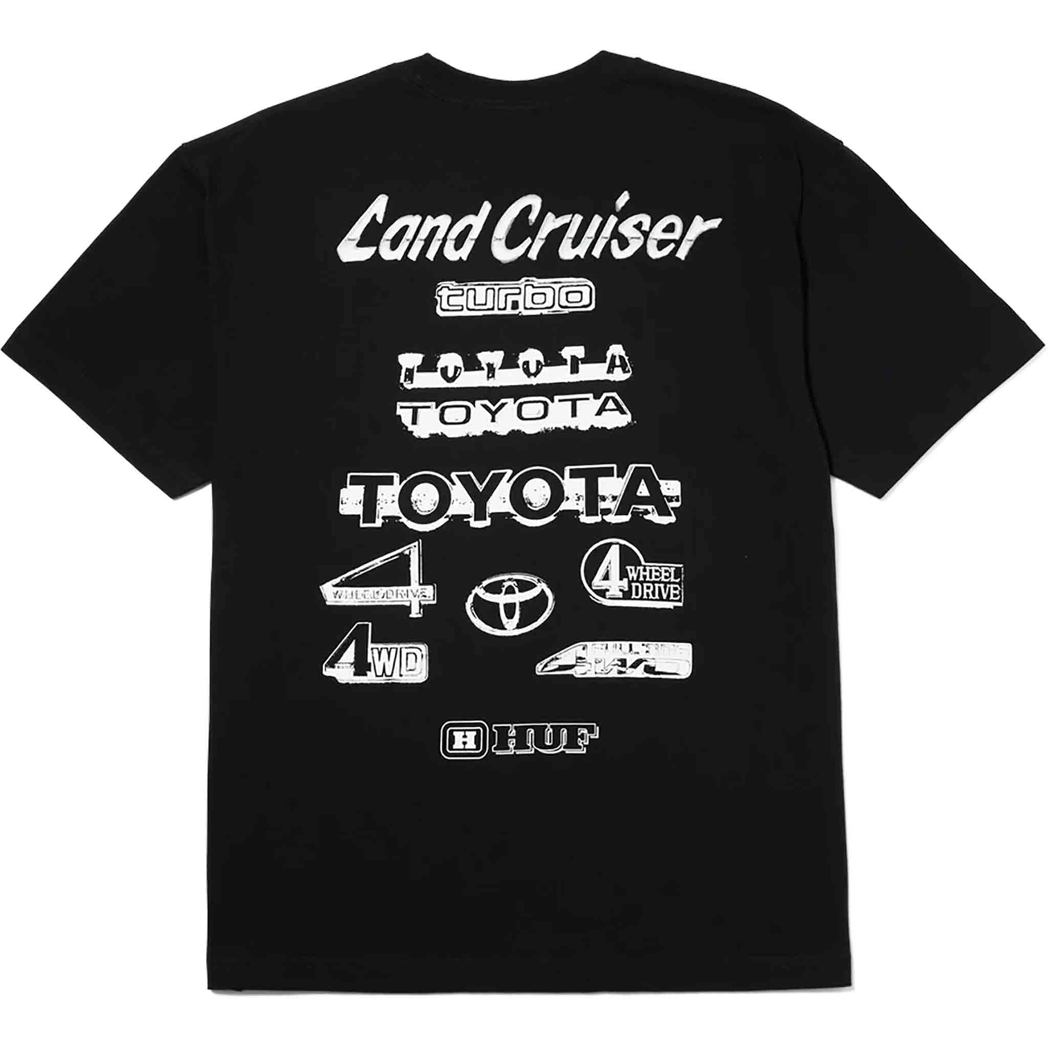 Huf X Toyota Rosetta Tee Black T Shirt