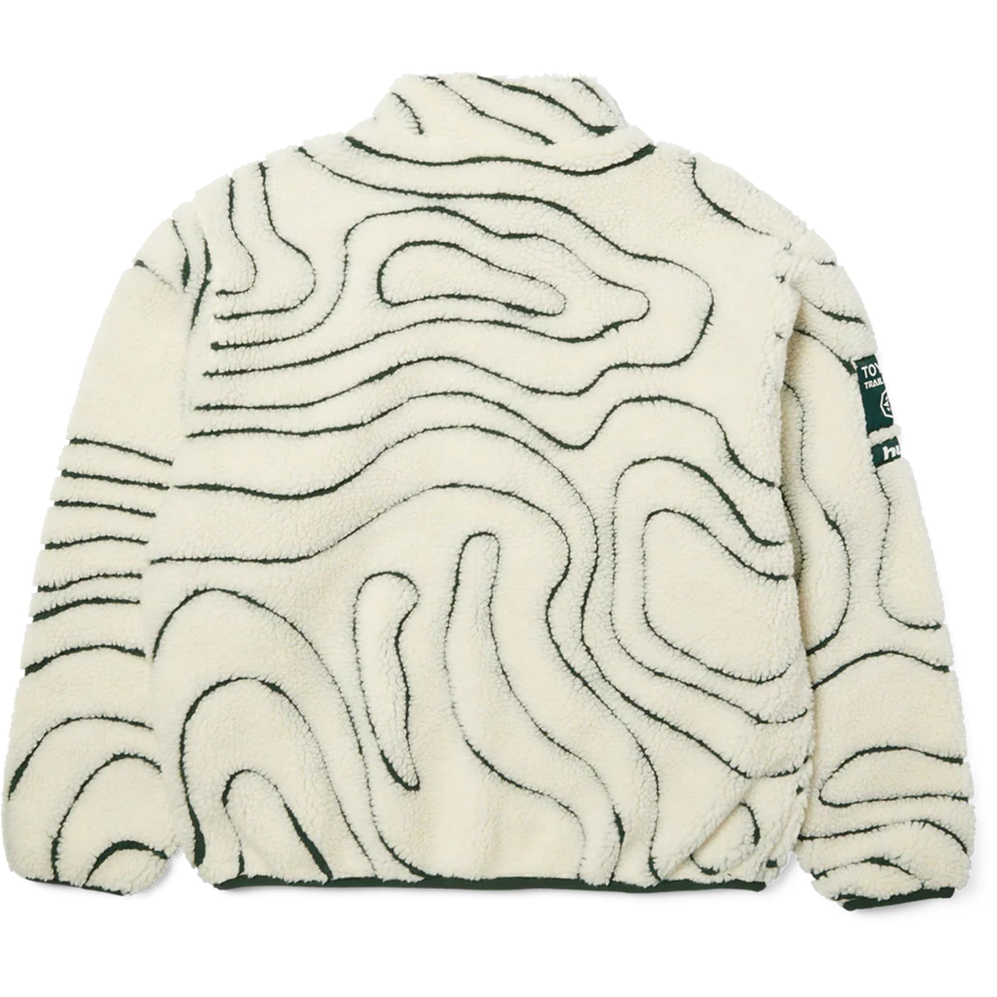 Huf X Toyota Trailhunter Topography High Pile Jacket Natural Casual Jackets