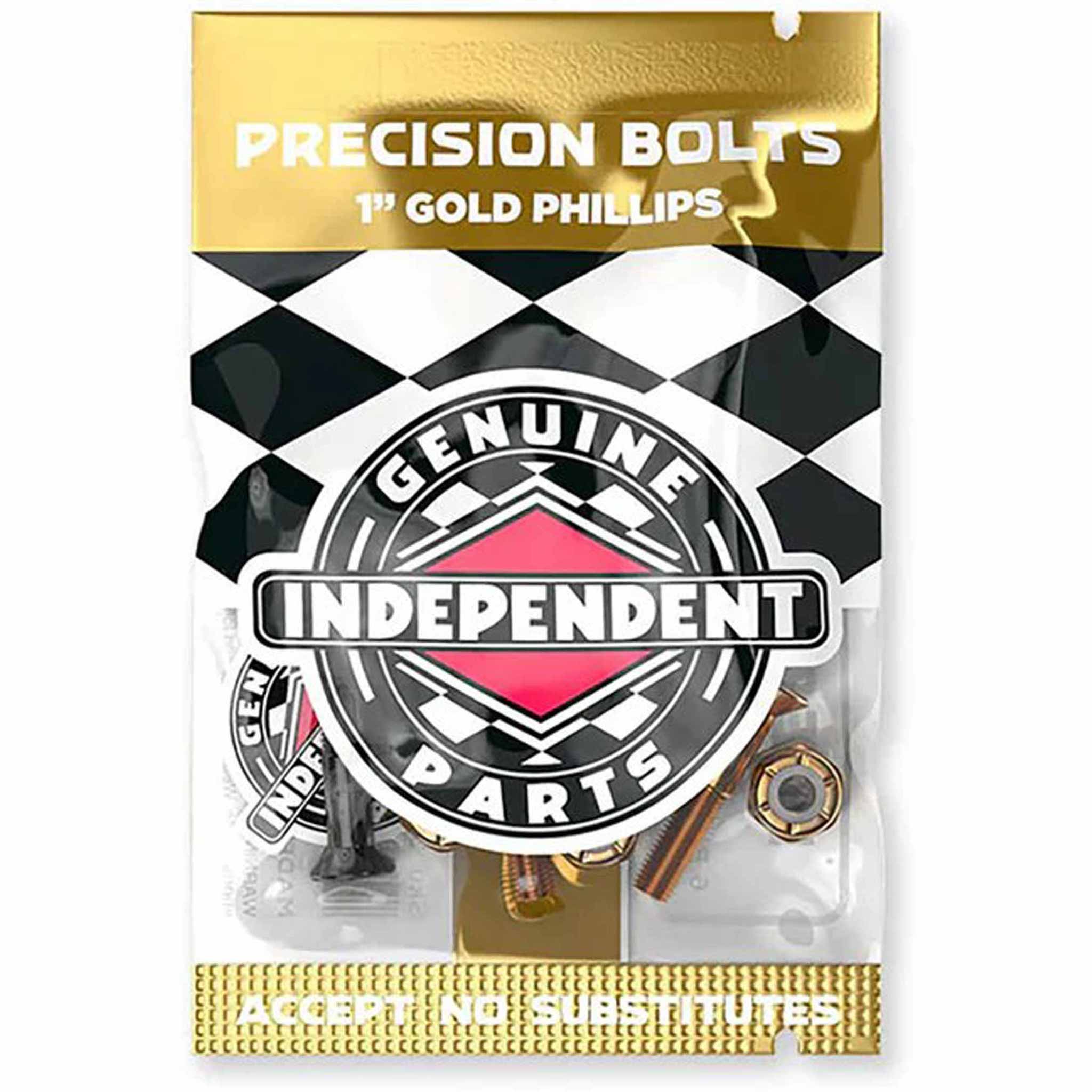 Independent 1" Phillips Gold Black With Tool Hardware Accessories