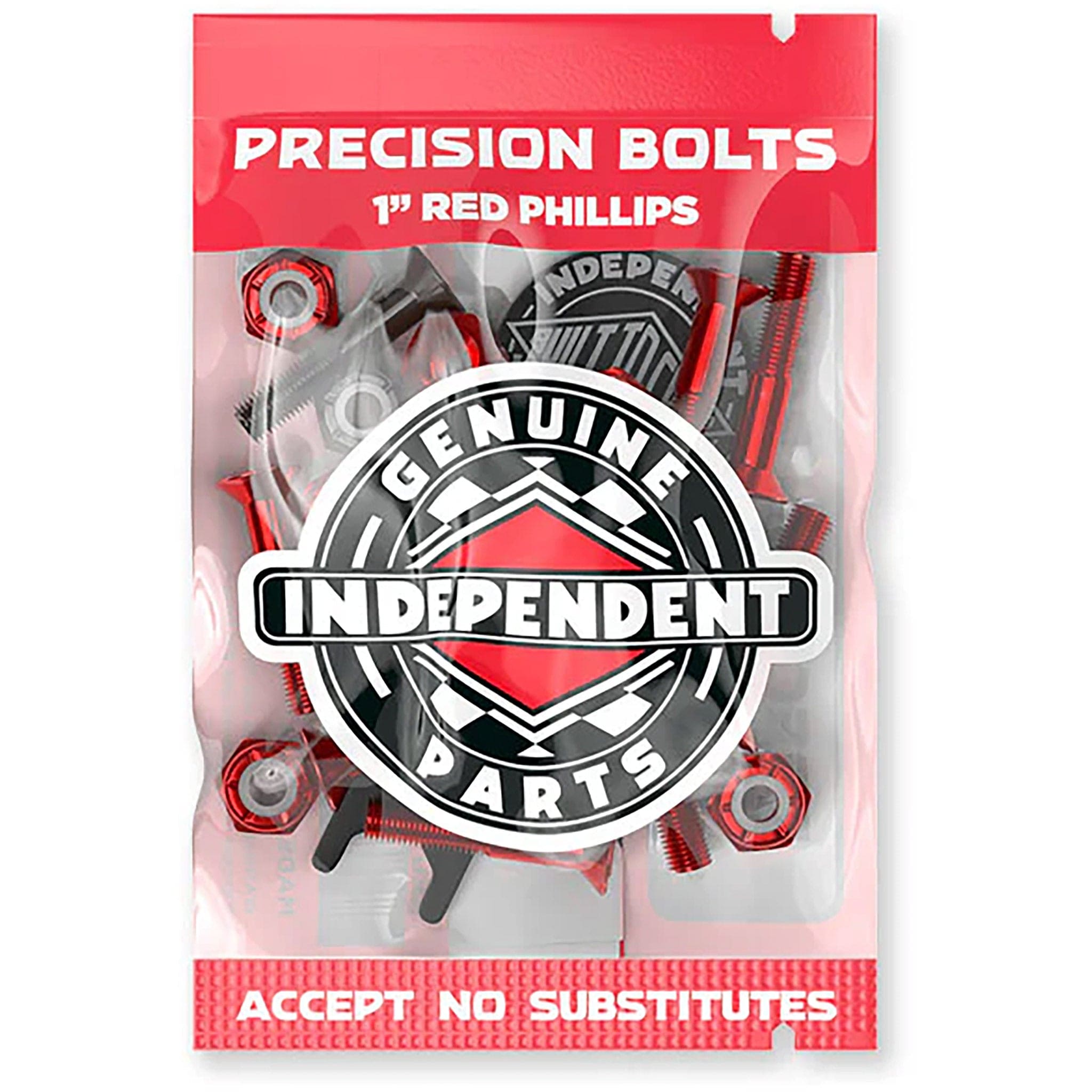 Independent 1" Phillips Red Black With Tool Hardware Accessories