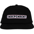 Independent Bar Logo Snapback Hat Black Hats
