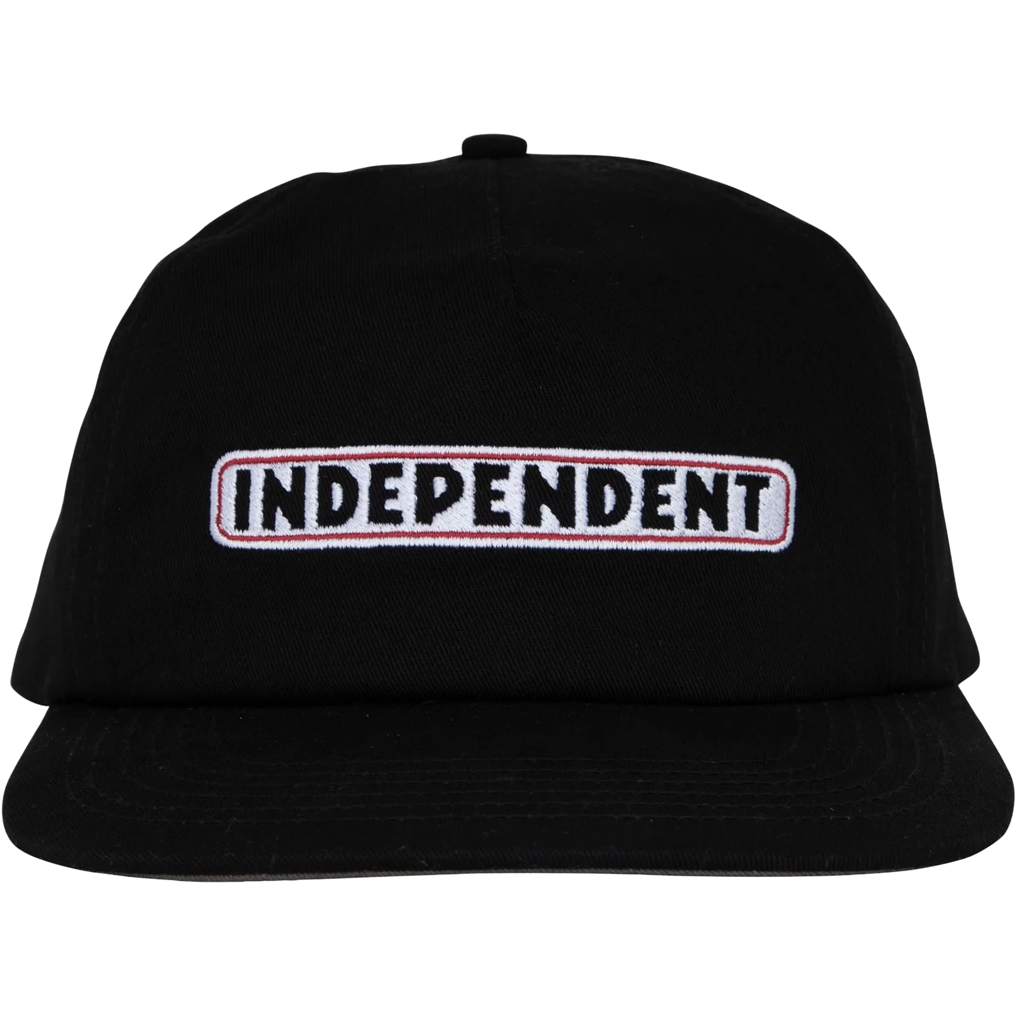 Independent Bar Logo Snapback Hat Black Hats