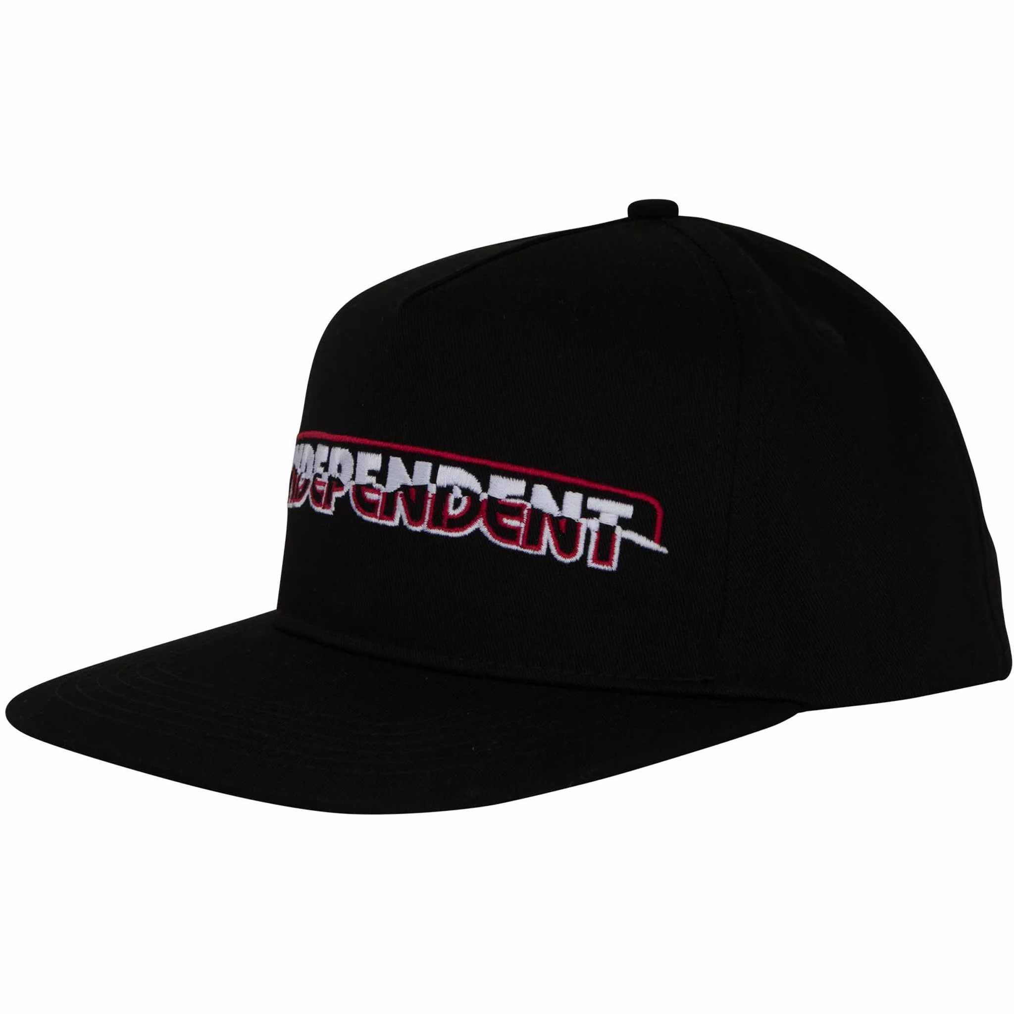 Independent Barhouse Ripped Snapback Black Hats