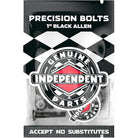 Independent Black Hardware Allen 1" Skateboard Accessories