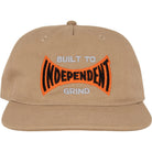 Independent Built To Grind Span Snapback Hat Khaki Hats