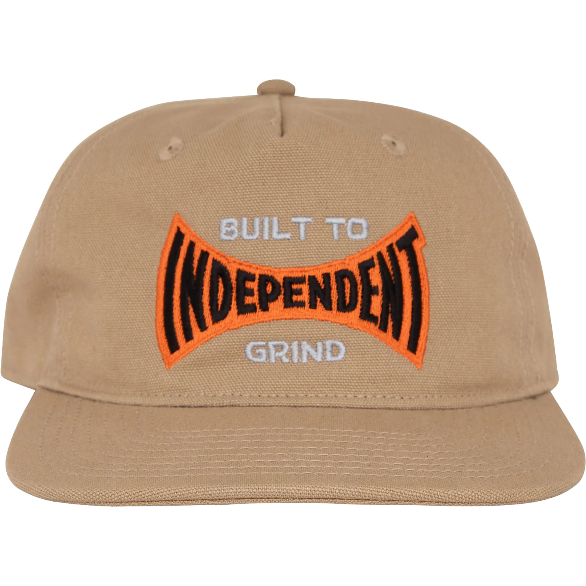 Independent Built To Grind Span Snapback Hat Khaki Hats