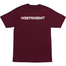 Independent Dressen Bar T-Shirt Maroon T Shirt