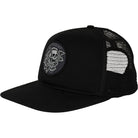 Independent Dressen Skull Rose Snapback Hat Black Hats