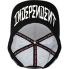Independent Dressen Skull Rose Snapback Hat White Black Hats