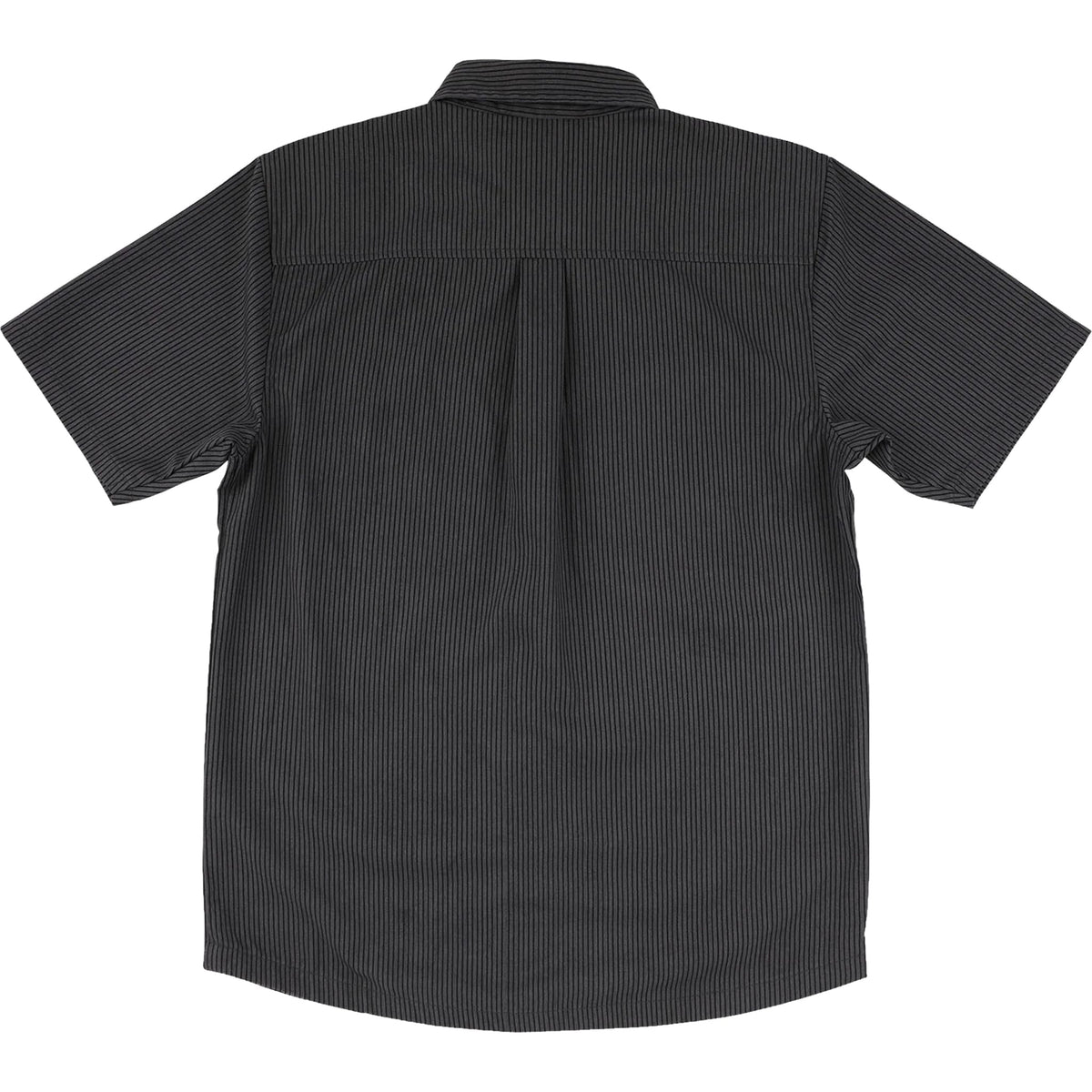 Independent Free On The Streets Button Up Shirt Ash Black Stripes Button Up