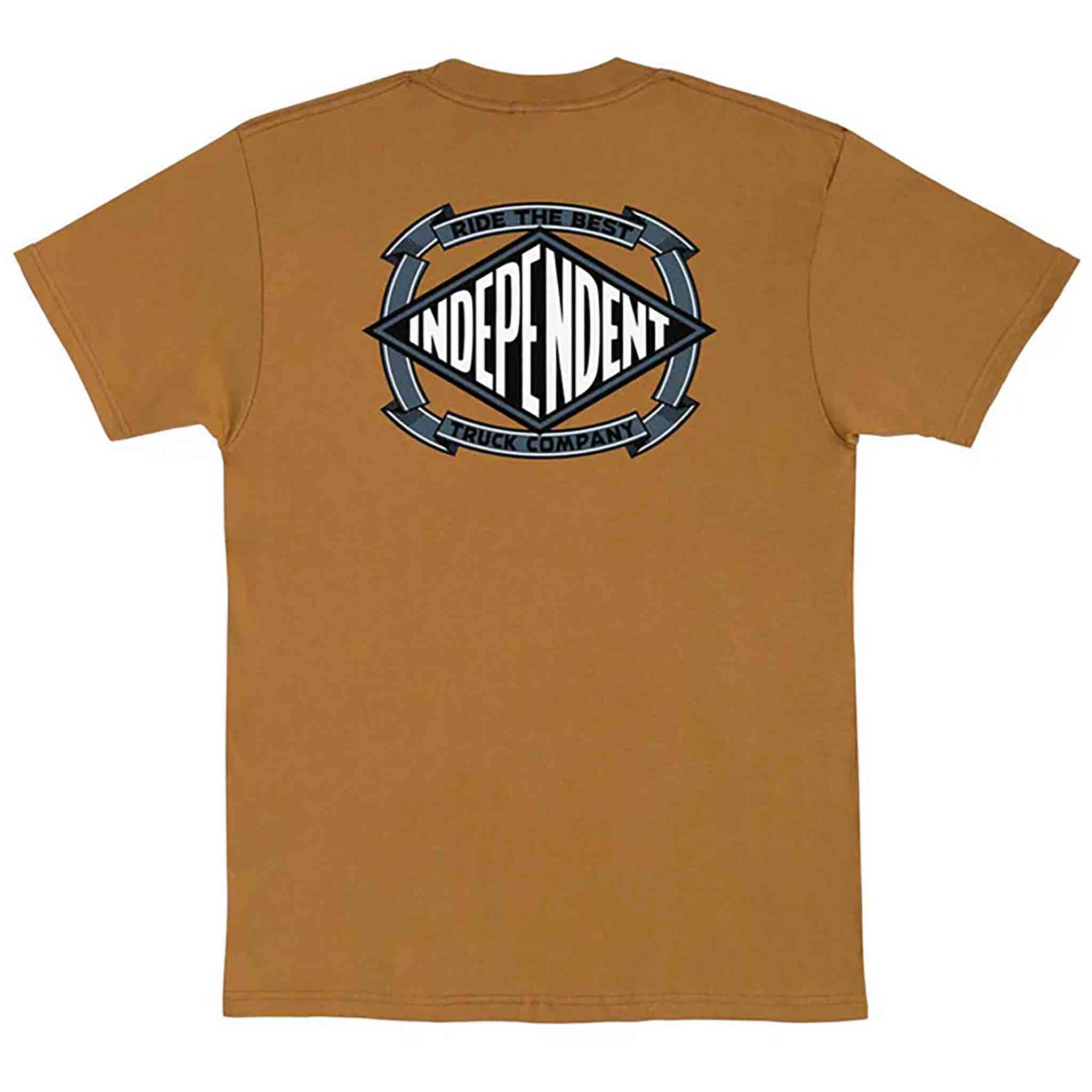 Independent Summit Scroll Tee Brown Sugar T Shirt