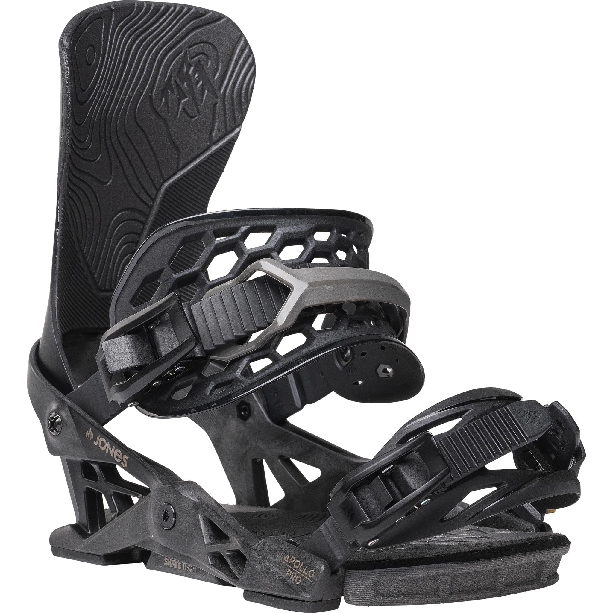 Jones Apollo Pro Snowboard Binding Stealth Black 2025 Mens Bindings