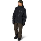 Jones Deeper Gore-Tex Insulated Snowboard Jacket Stealth Black 2027 Mens Snowboard Jackets
