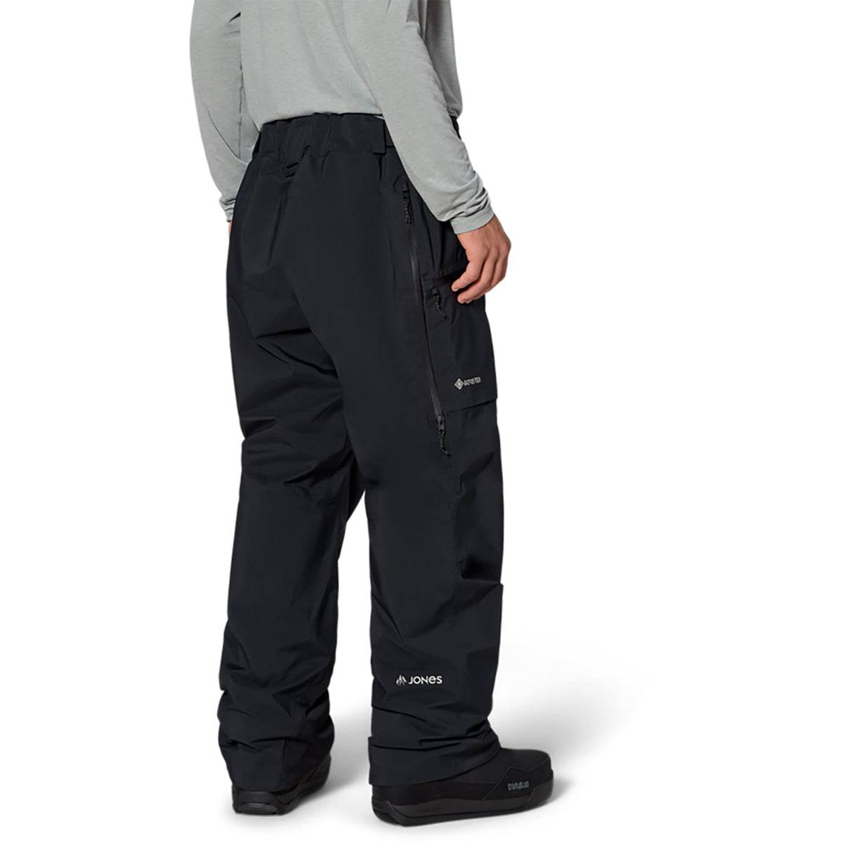 Jones Deeper Gore-Tex Snowboard Pant Stealth Black 2027 Mens Snowboard Pants