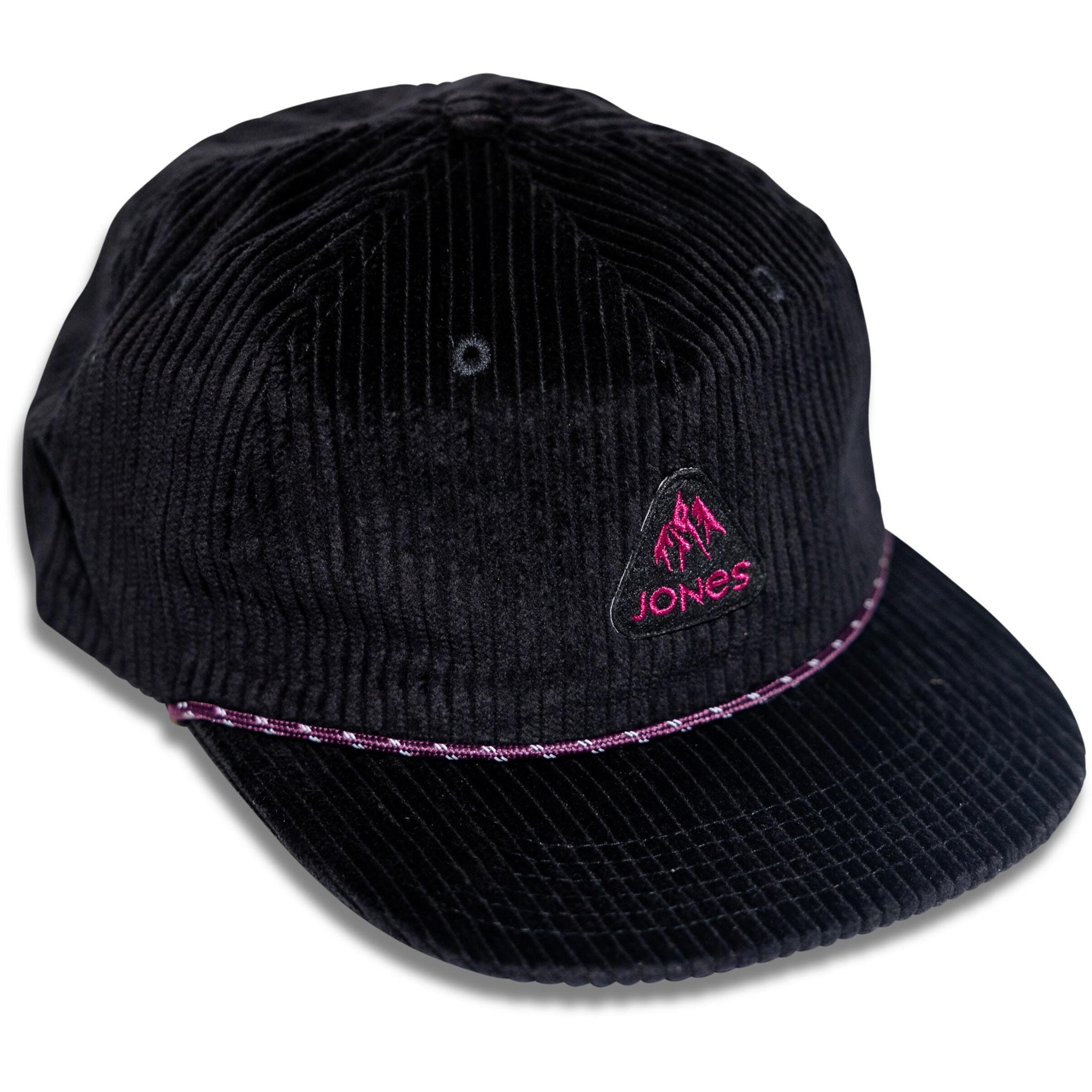 Jones Fresh Corduroy Organic Cap Stealth Black Hats