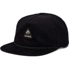 Jones Fresh Corduroy Organic Cotton Cap Stealth Black 2027 Hats