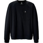 Jones Men's Flagship Recycled Grid Fleece Crew Stealth Black Mens Thermal