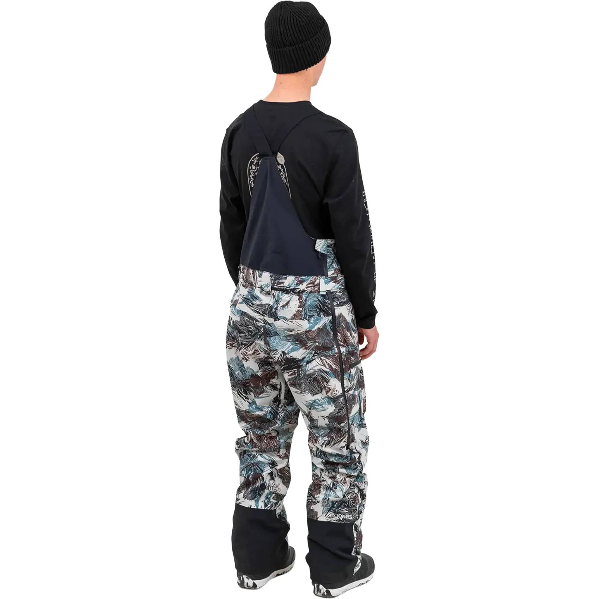Jones Men's MTN Surf Recycled Bibs Peak Camo Mens Snowboard Pants