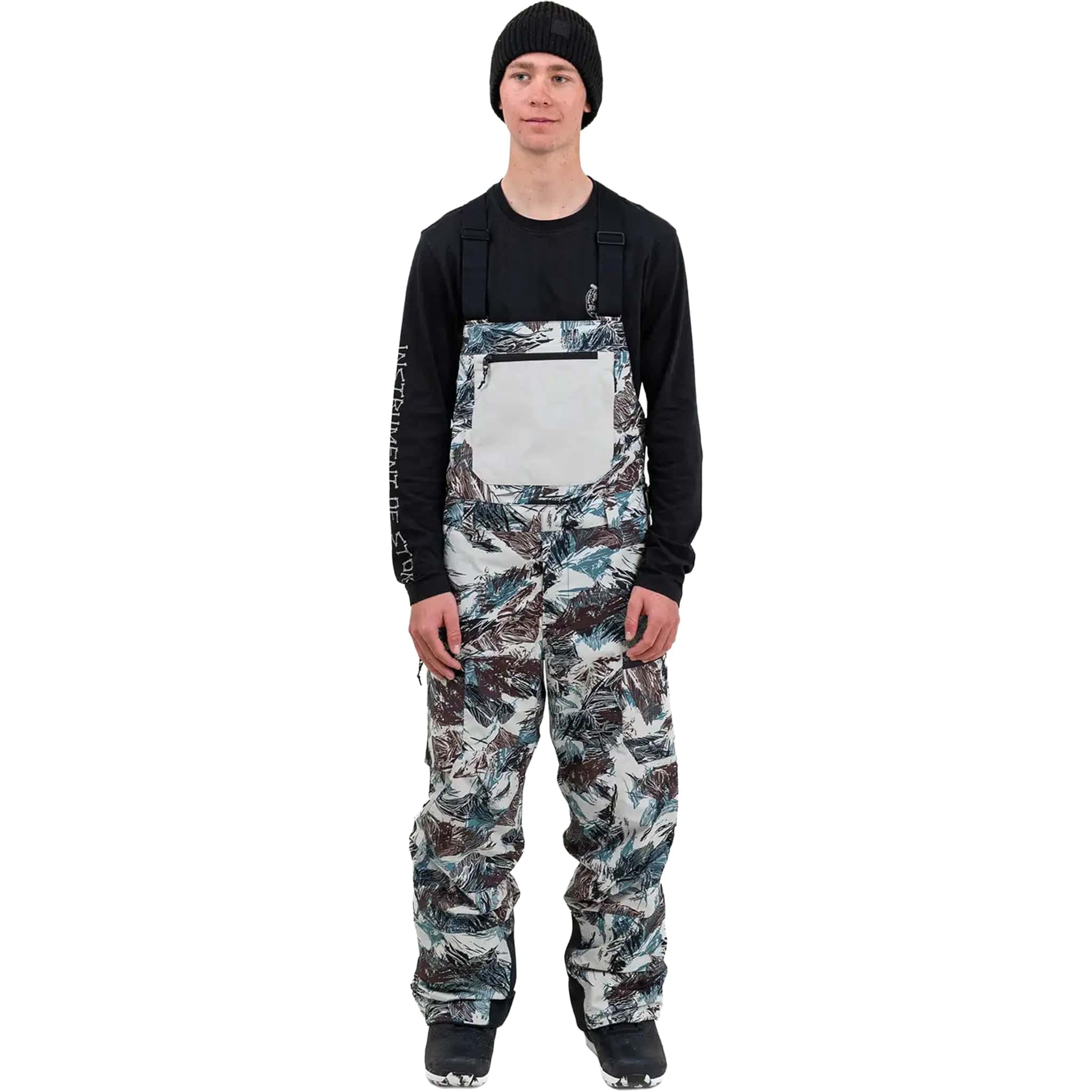 Jones Men's MTN Surf Recycled Bibs Peak Camo Mens Snowboard Pants