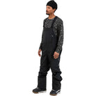 Jones Men's MTN Surf Recycled Bibs Stealth Black Mens Snowboard Pants