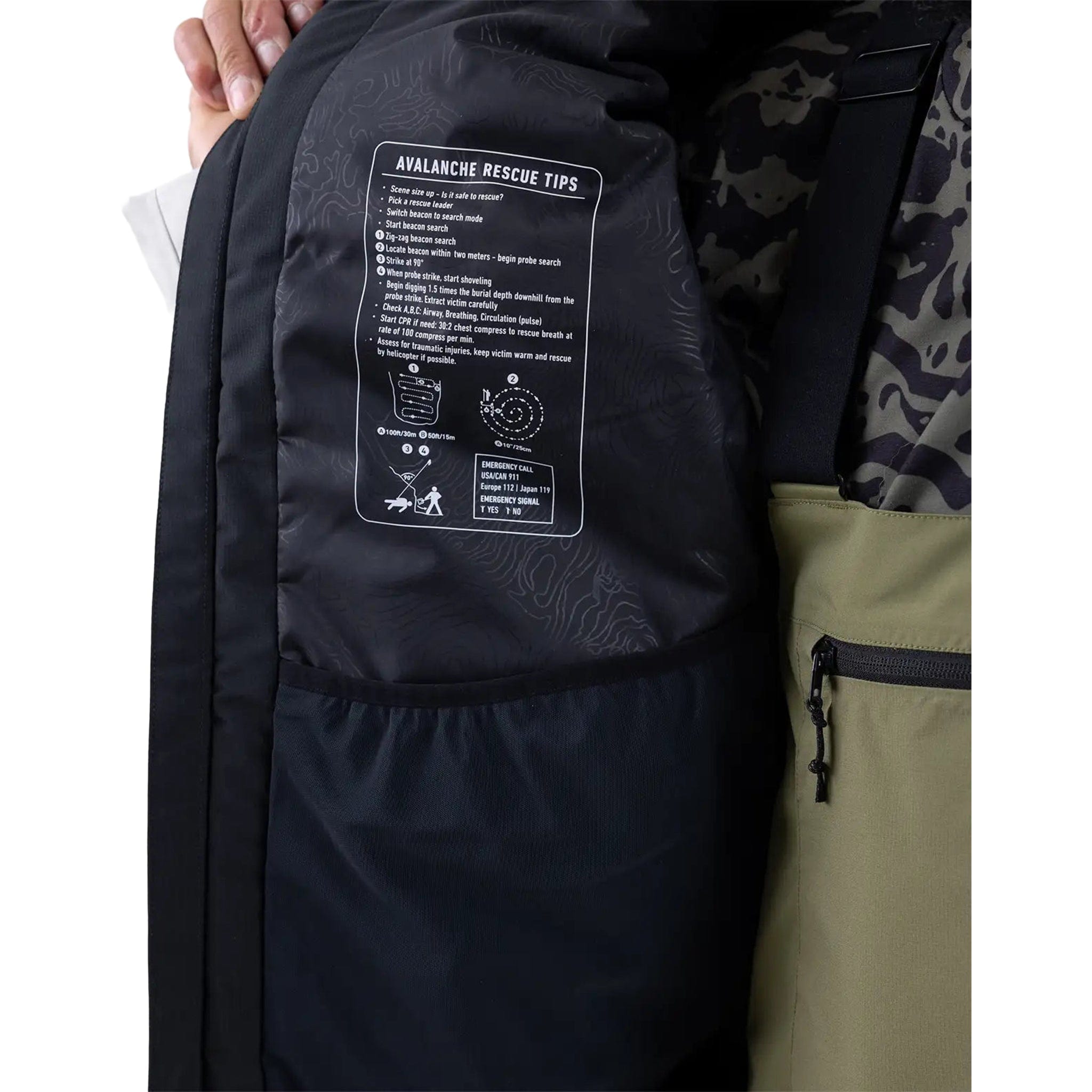 Jones Men's MTN Surf Recycled Insulated Parka Peak Camo Mens Snowboard Coat