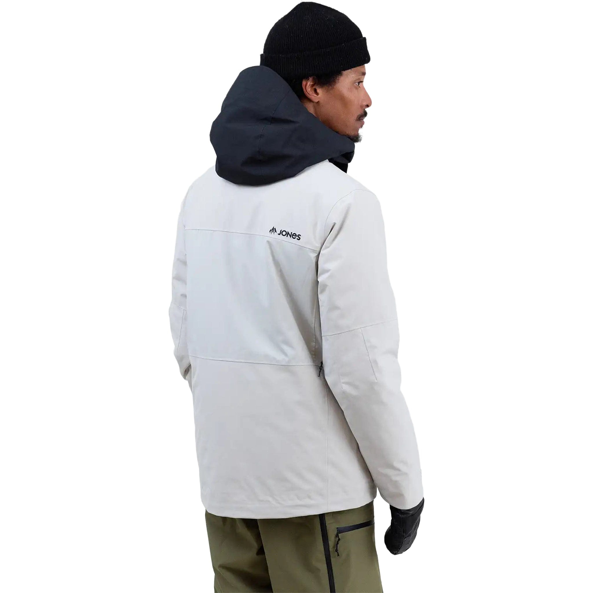 Jones Men's MTN Surf Recycled Insulated Parka Smoke Grey Mens Snowboard Coat