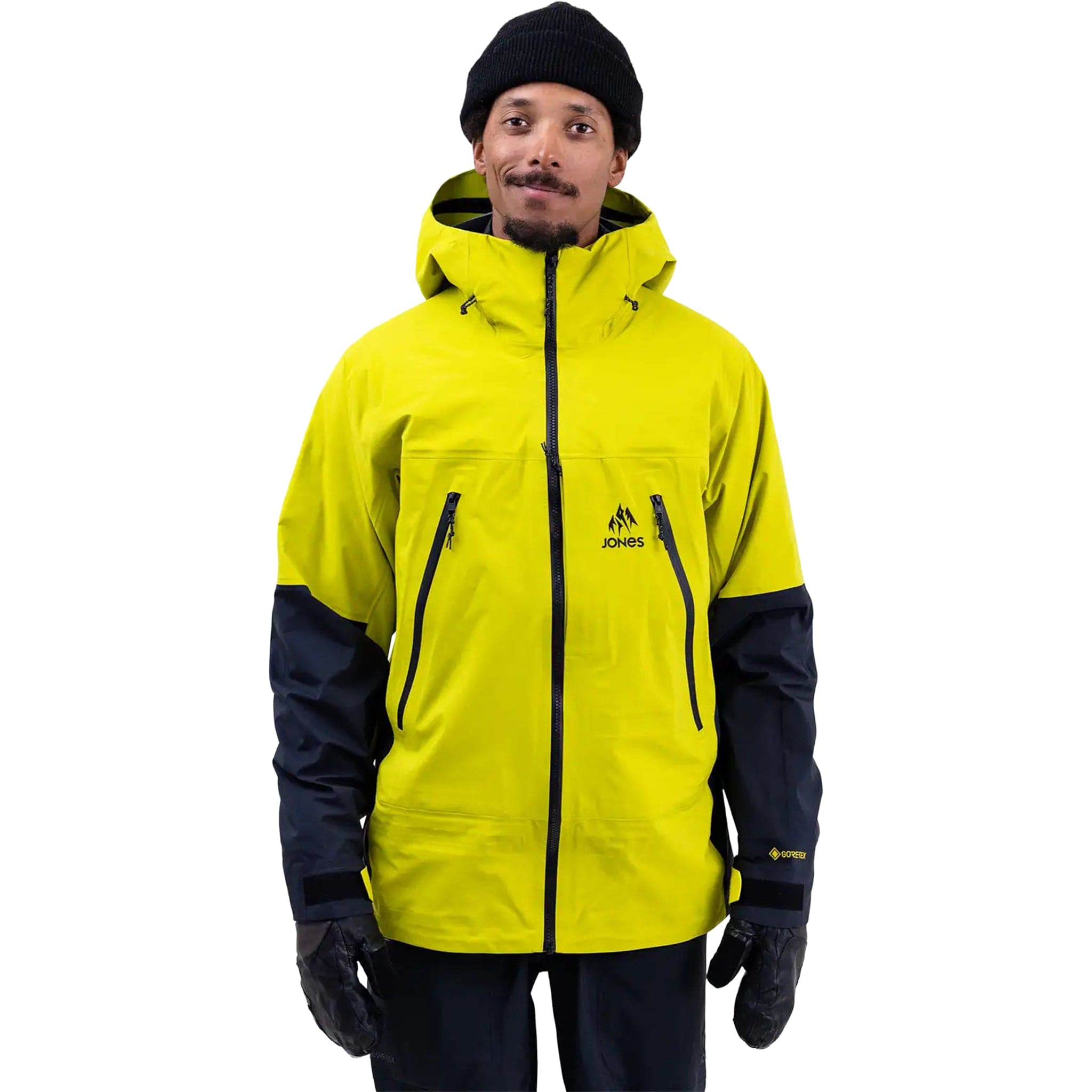 Jones Men's Shralpinist Gore-Tex ePE Recycled 3L Jacket Lime Green Mens Snowboard Coat