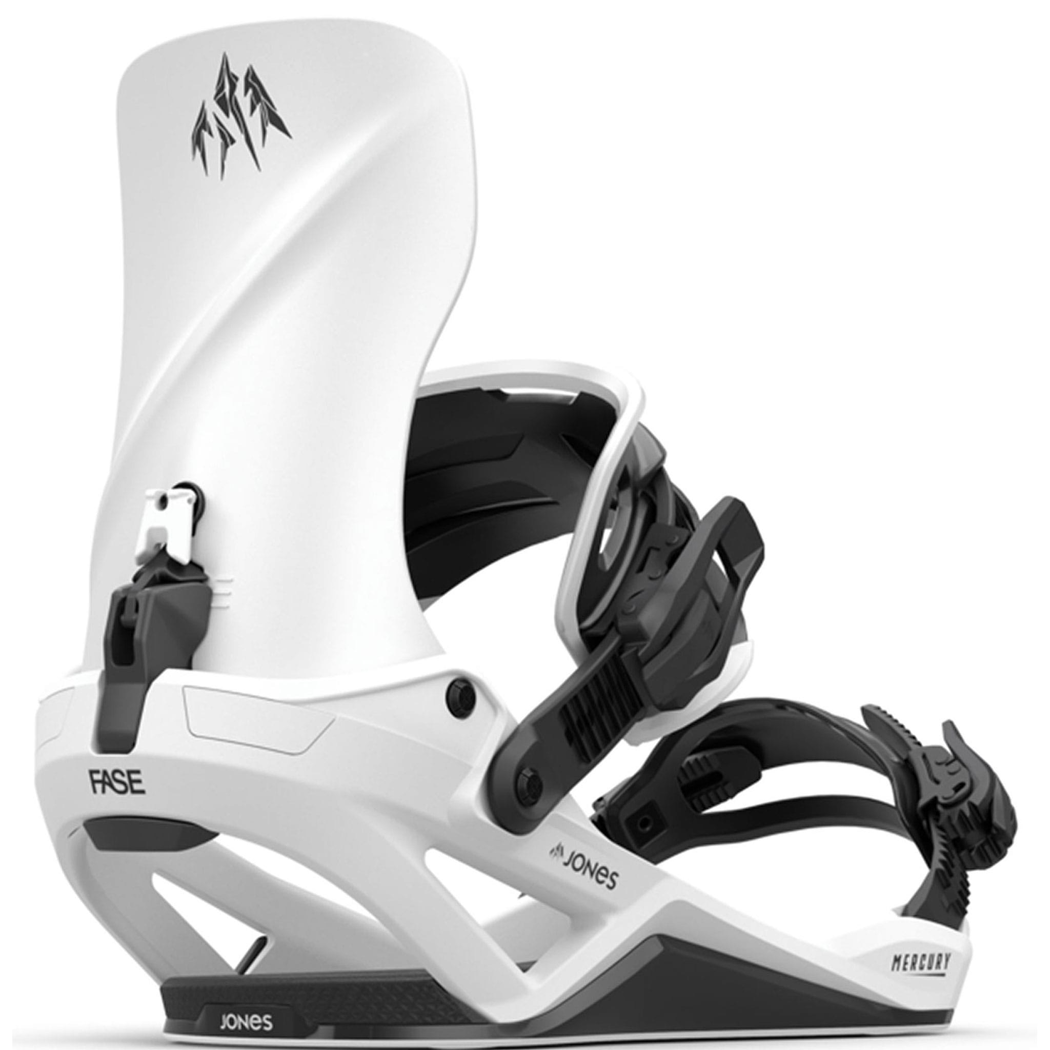 Jones Mercury FASE Snowboard Binding Cloud White 2027 Mens Snowboard Bindings