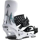 Jones Meteorite Snowboard Binding Rallycat White 2027 Mens Snowboard Bindings