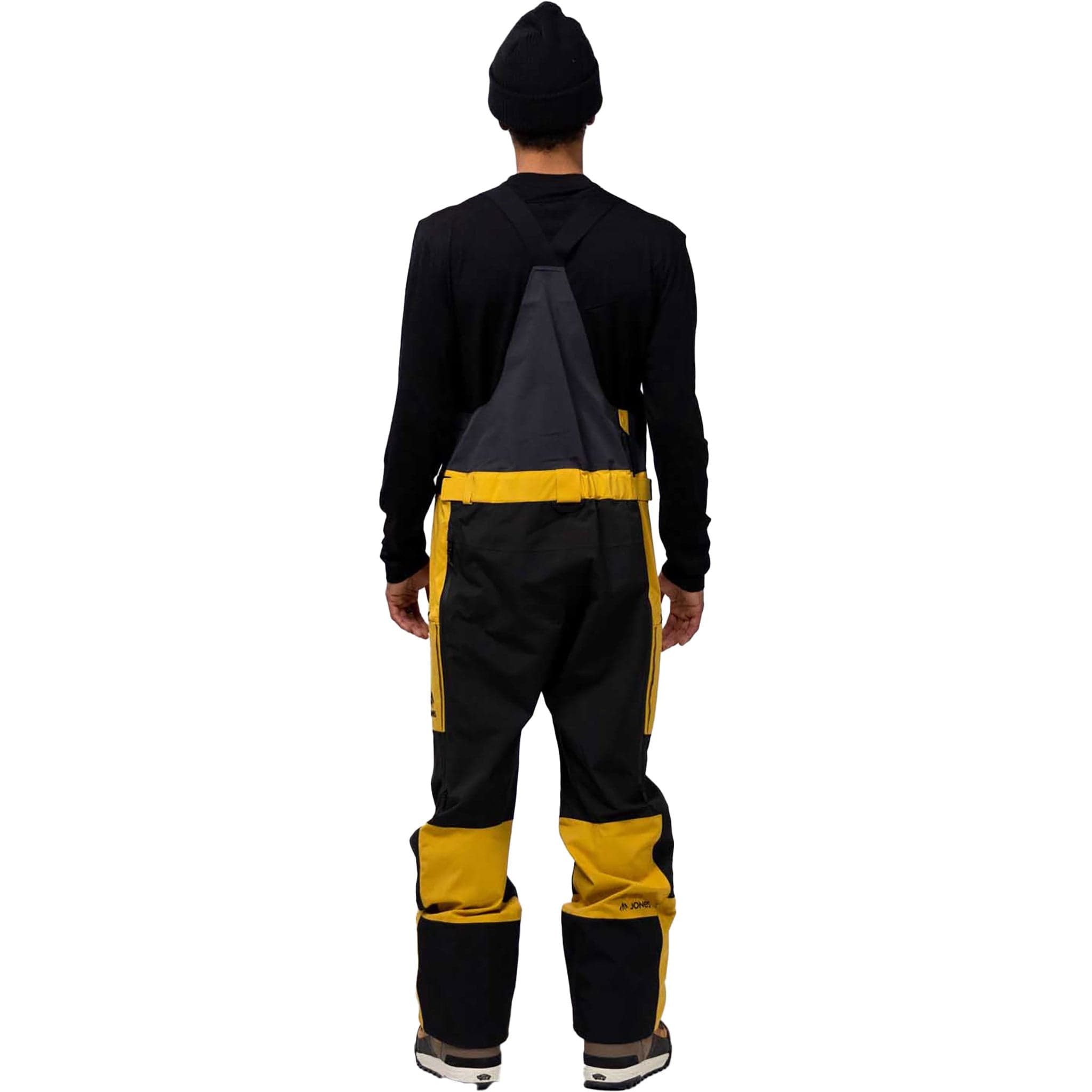 Jones MTN Surf Bib Pants Sunrise Gold Mens Snowboard Pants