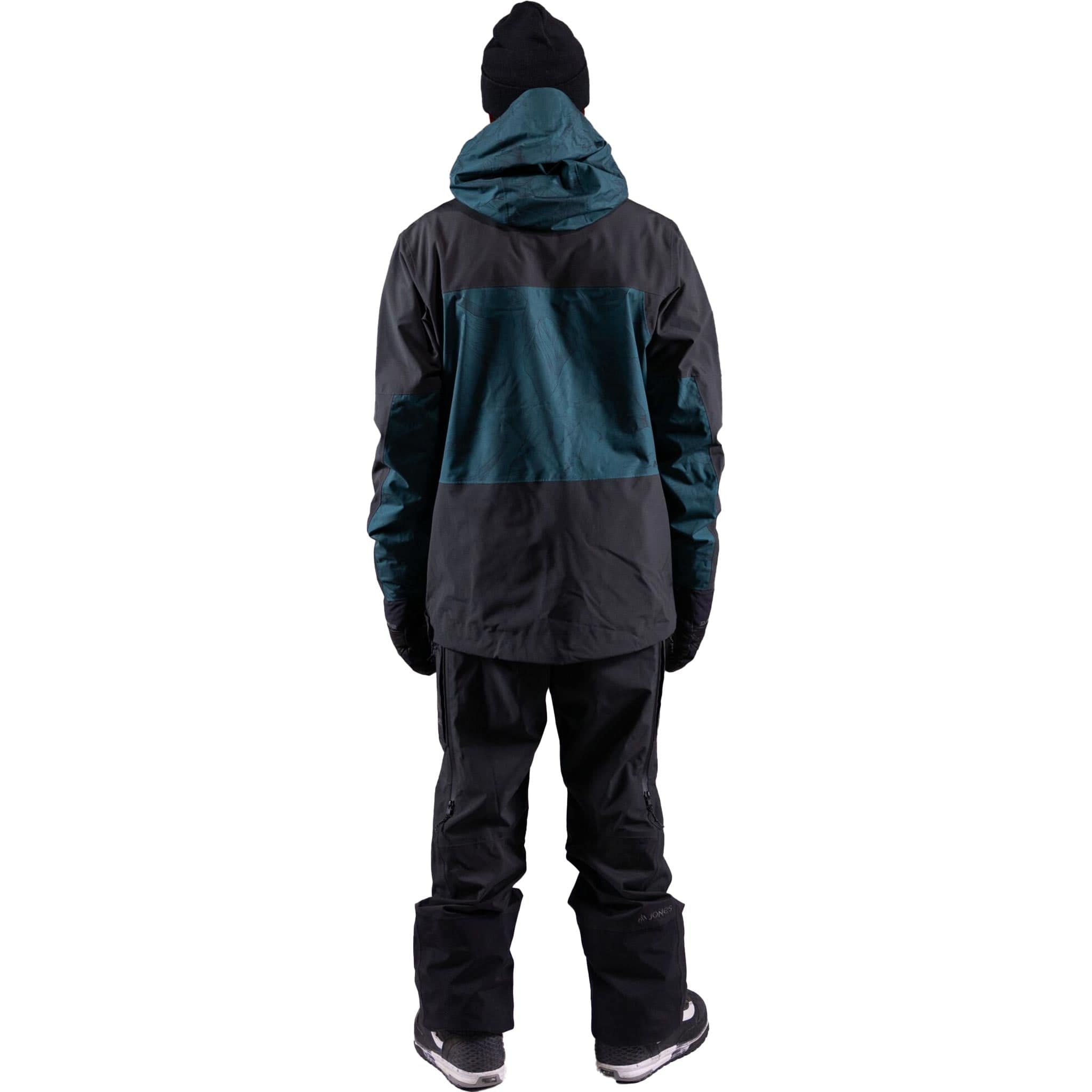 Jones MTN Surf Recycled Anorak Pacific Teal 2025 Mens Snowboard Coat