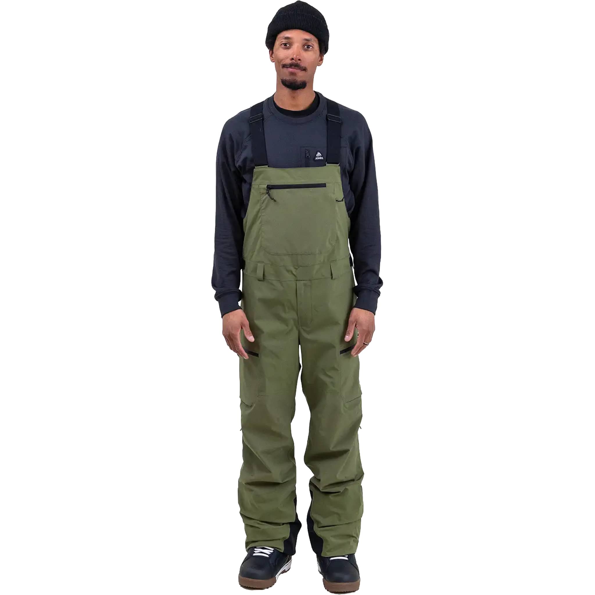 Jones MTN Surf Recycled Bibs Moss Green 2026 Mens Snowboard Pants