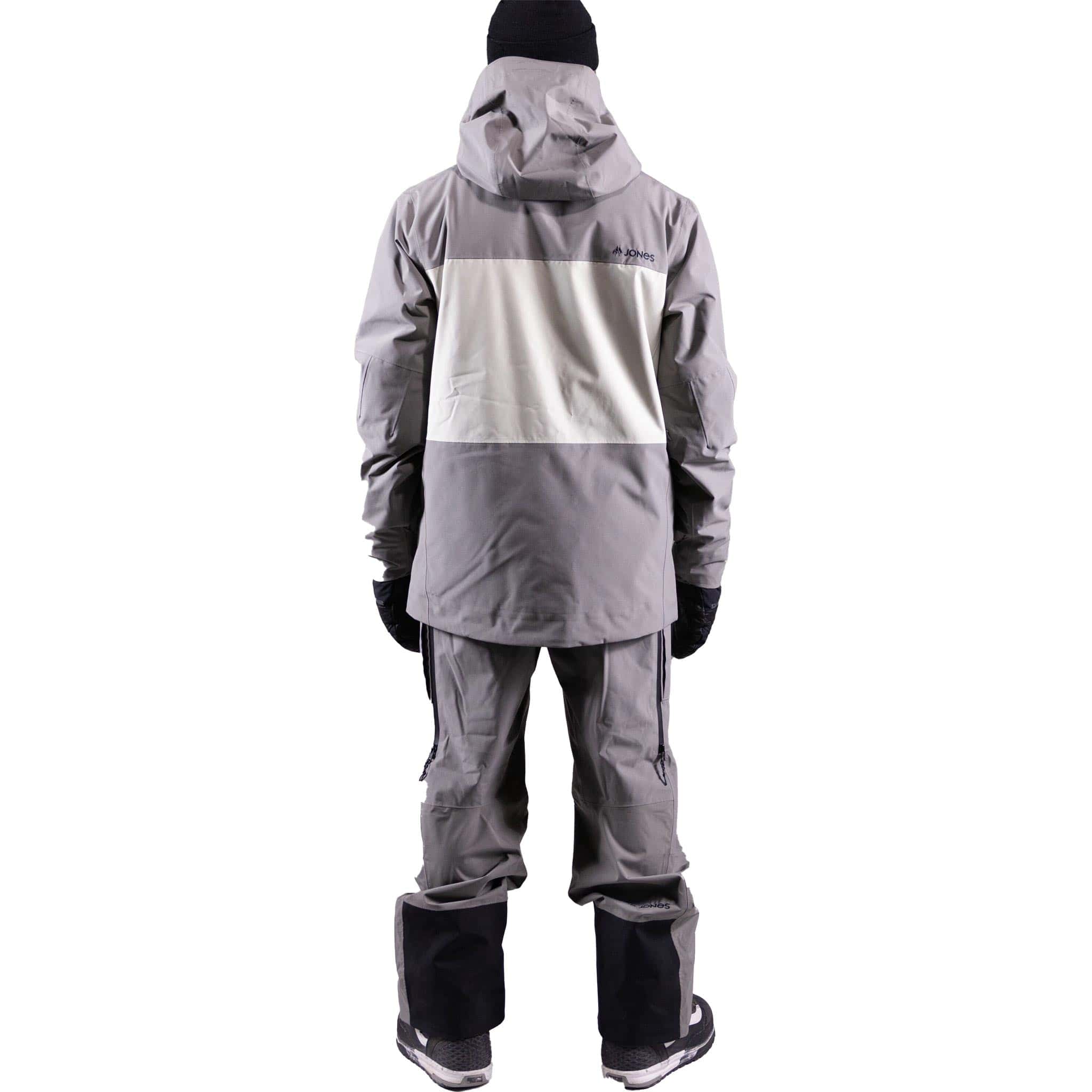 Jones MTN Surf Recycled Shell Jacket Smoke Gray 2025 Mens Snowboard Coat