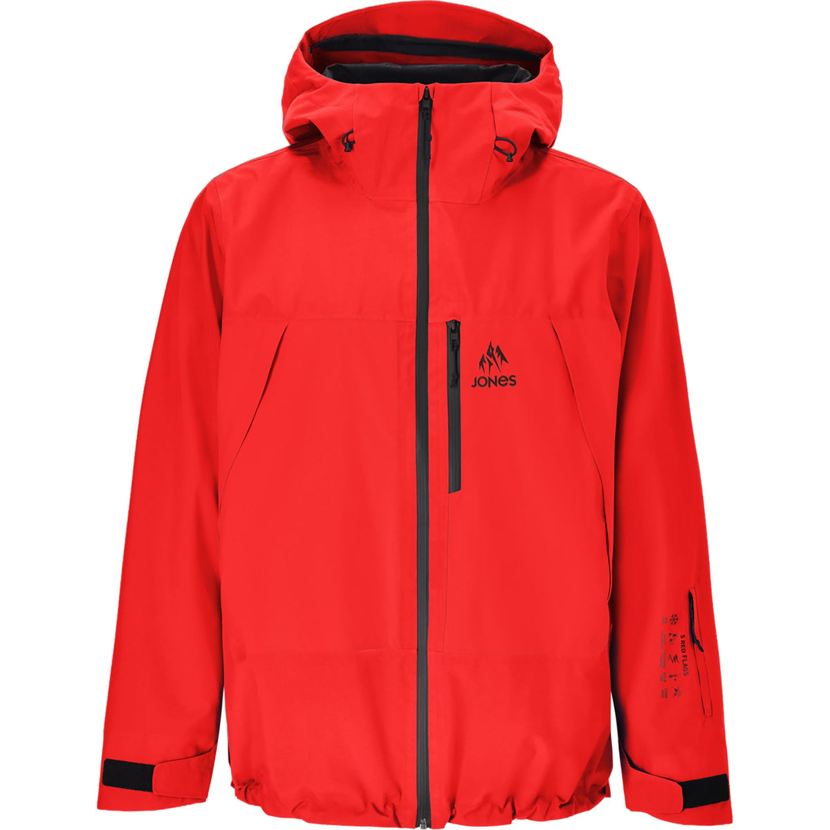 Jones Mtn Surf Snowboard Jacket Lava Red 2027 Mens Snowboard Jackets