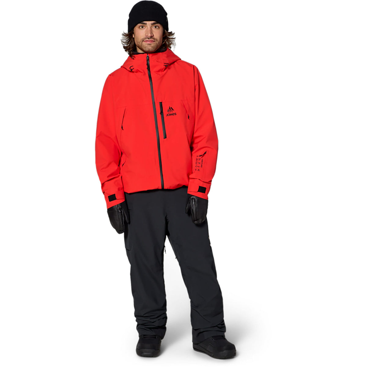 Jones Mtn Surf Snowboard Jacket Lava Red 2027 Mens Snowboard Jackets