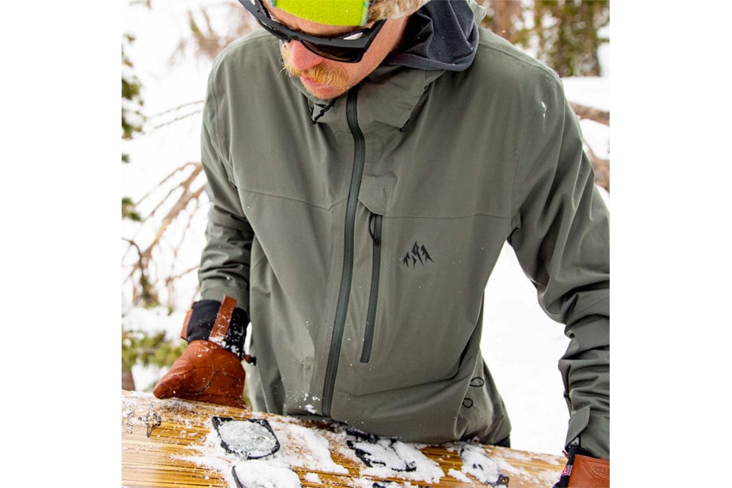 Jones Peak Bagger Jacket Pine Green Mens Snowboard Coat