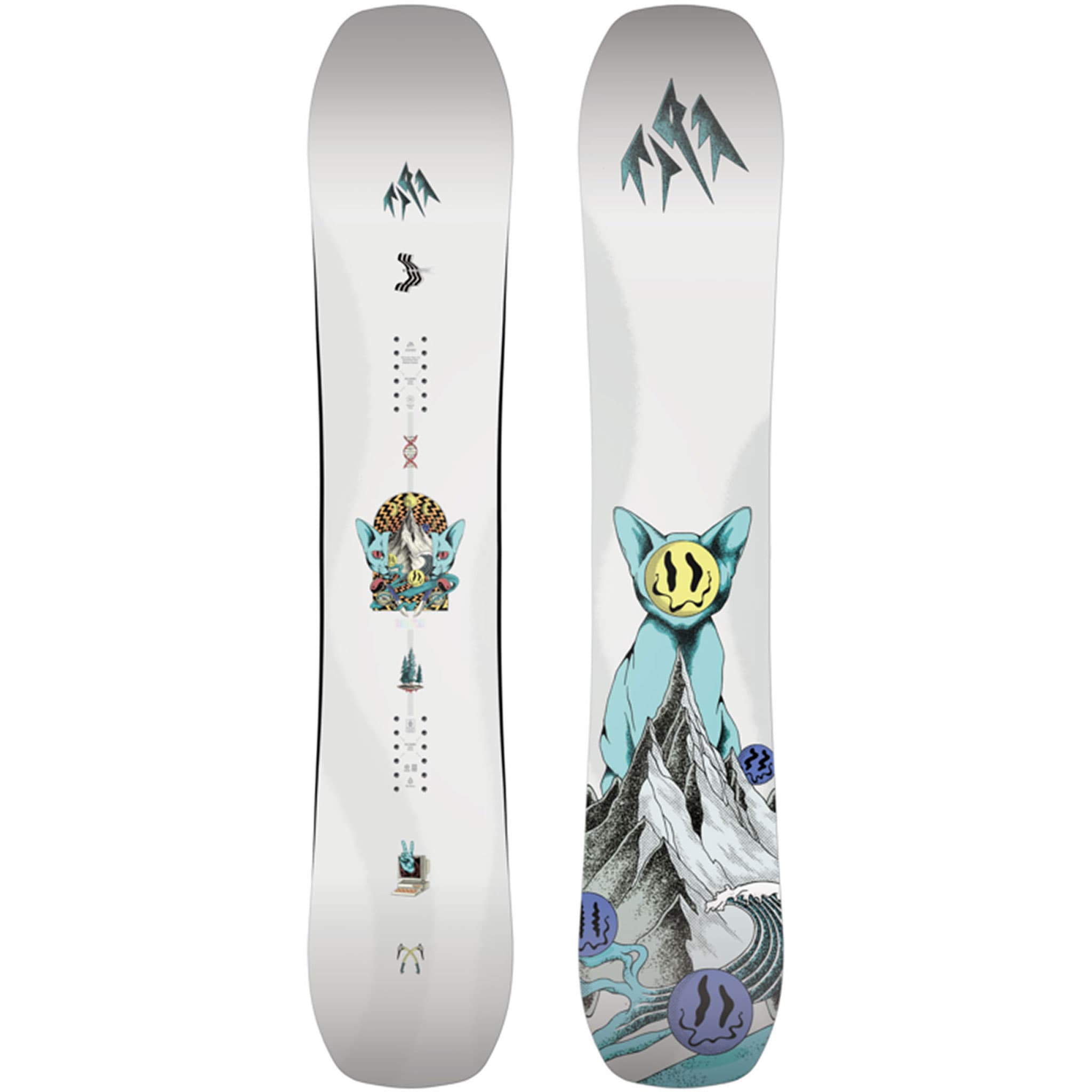 Jones Rally Cat Snowboard White 2027 Snowboard