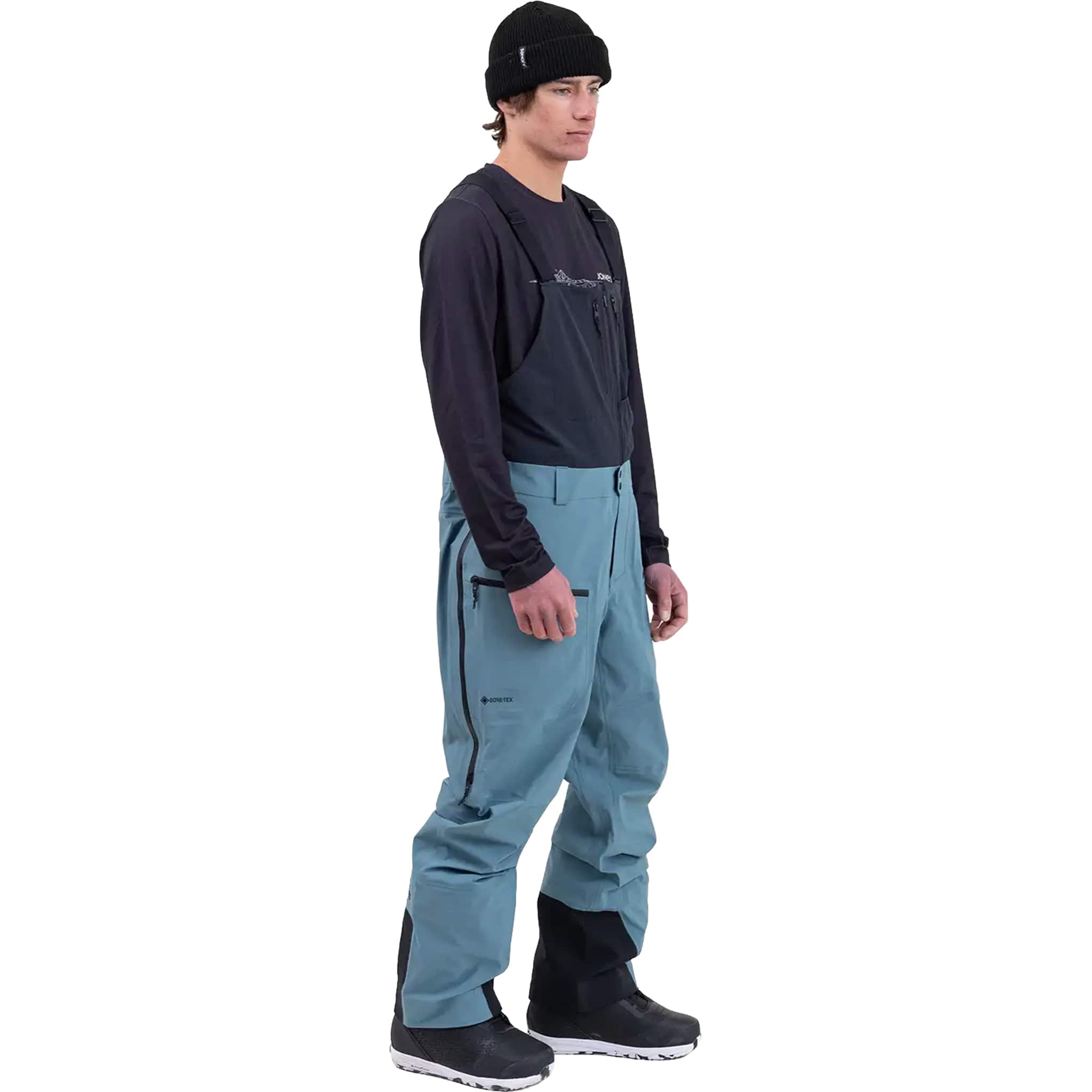 Jones Shralpinist Gore-Tex ePE Recycled 3L Bibs Atlantic Blue 2026 Mens Snowboard Pants