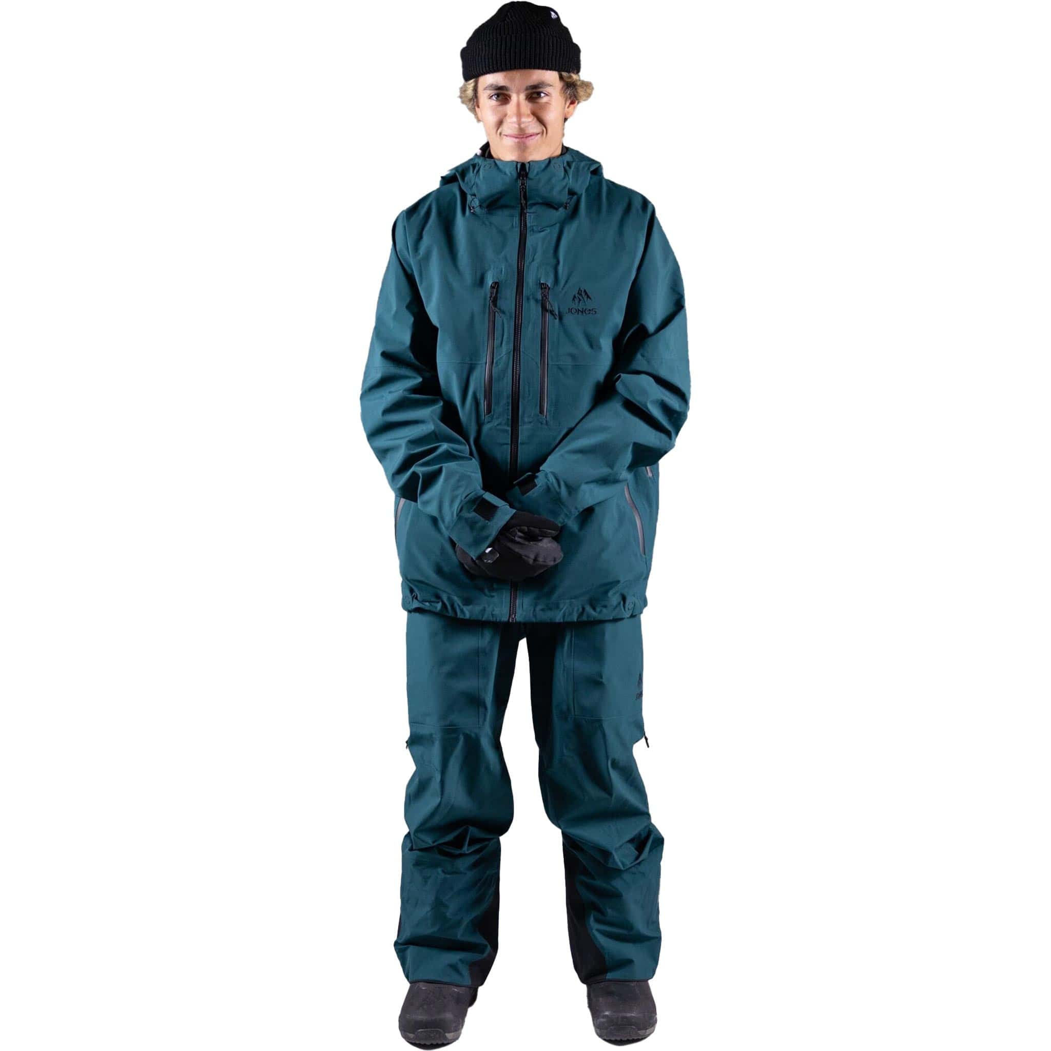 Jones Shralpinist Stretch Recycled Jacket Pacific Teal 2025 Mens Snowboard Coat